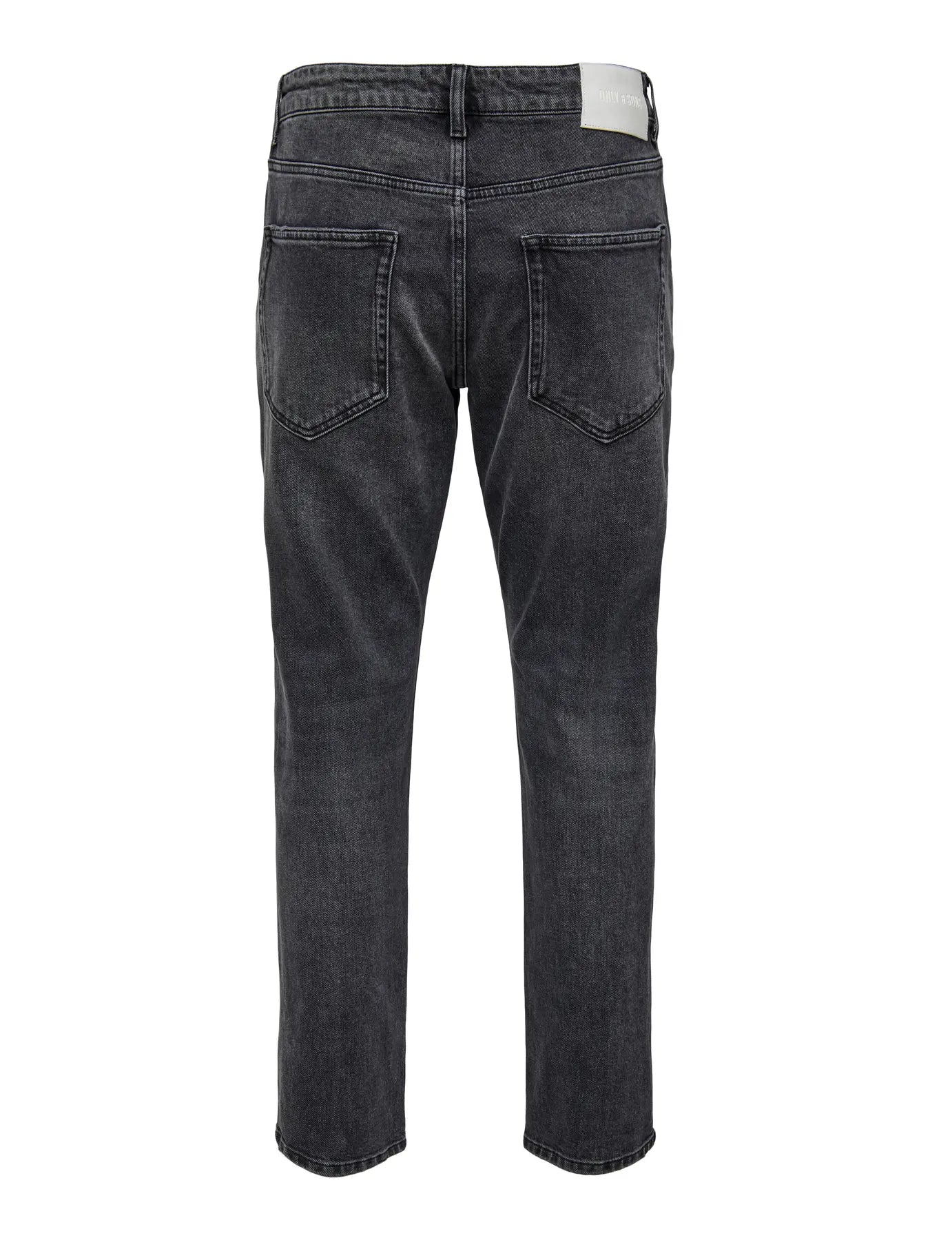 ONLY & SONS YOKE TAPERED JEANS - Col. nero