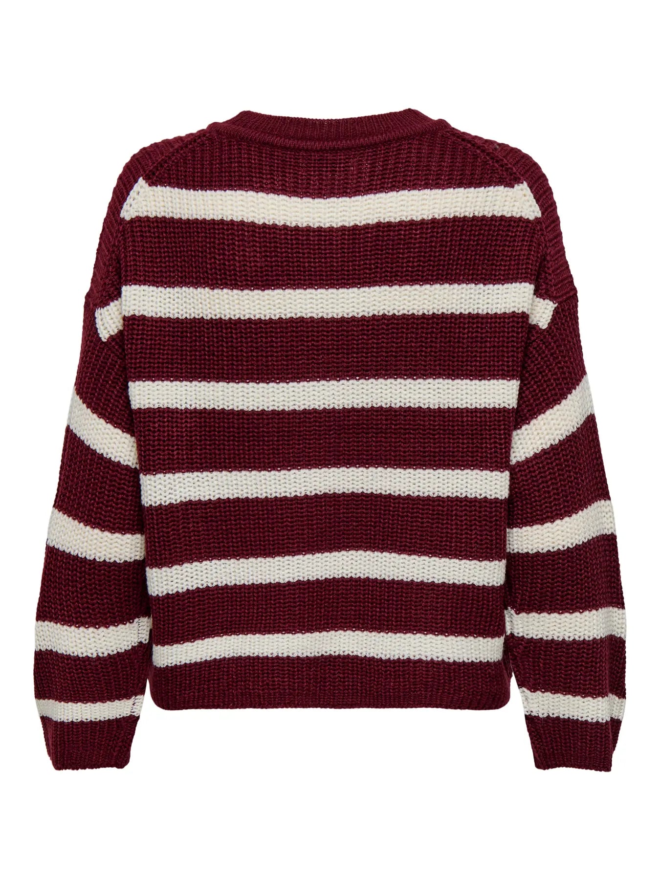 JDY Maglione a righe 'JDYJUSTY' - Cabernet