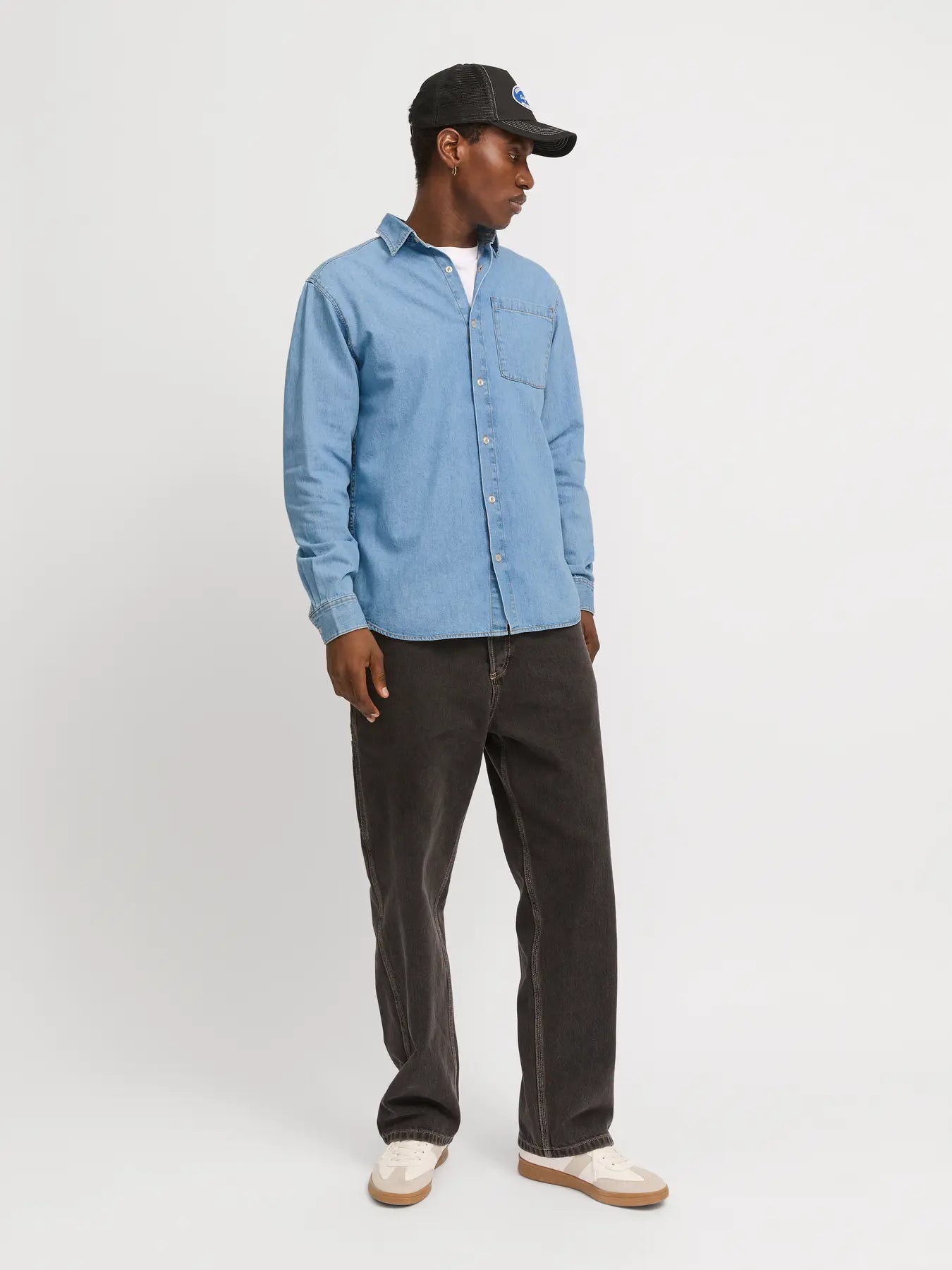 JACK & JONES CAMICIA LEGGERA IN JEANS