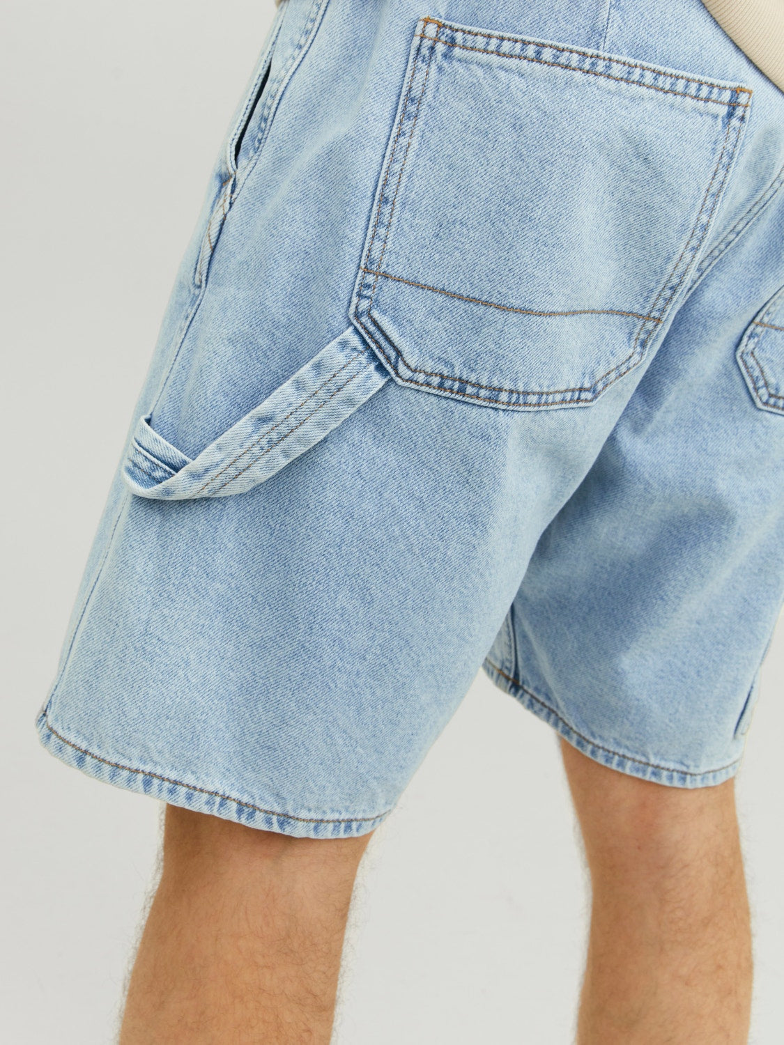 JACK & JONES SHORTS IN JEANS LOOSE FIT - LIGHT DENIM
