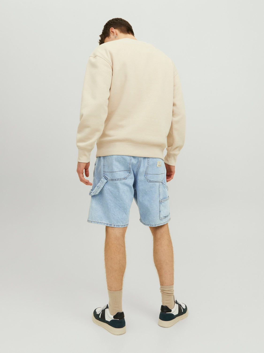 JACK & JONES SHORTS IN JEANS LOOSE FIT - LIGHT DENIM
