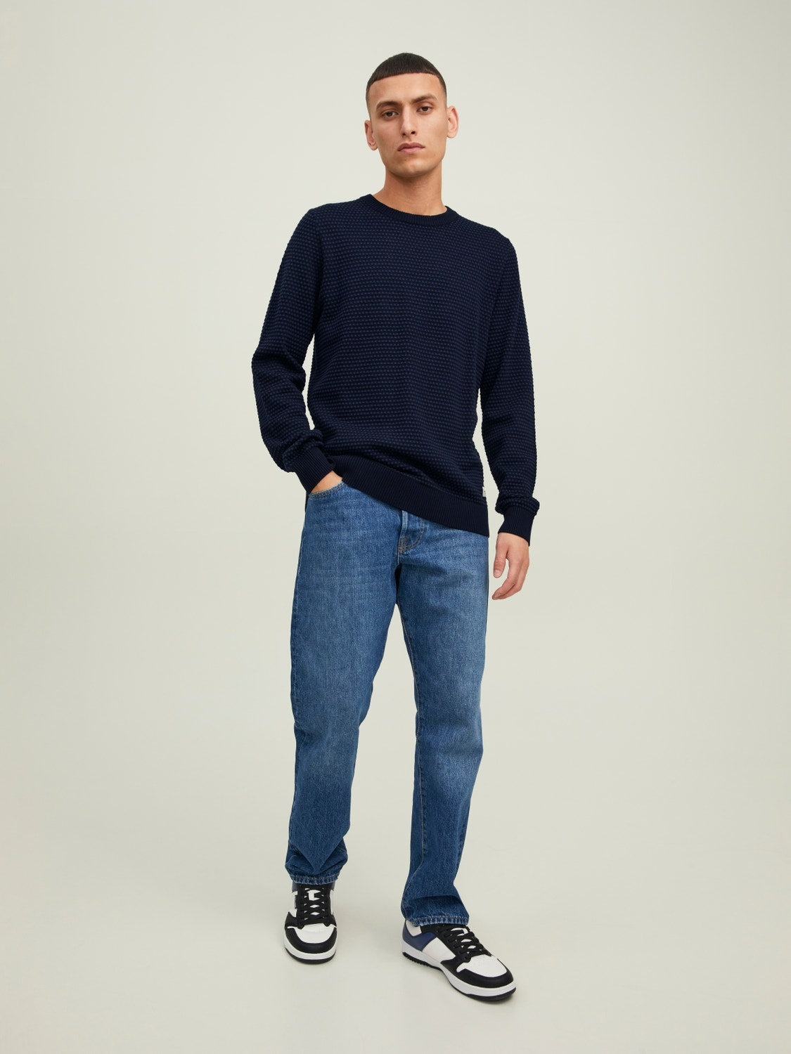 JACK & JONES PULLOVER ESSENTIALS - Col. Blu scuro