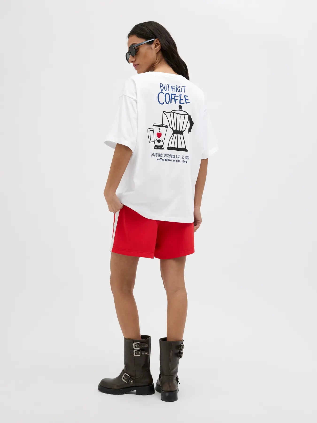 JXNINA LOOSE SS TEE JRS - BUT FIRST COFFEE