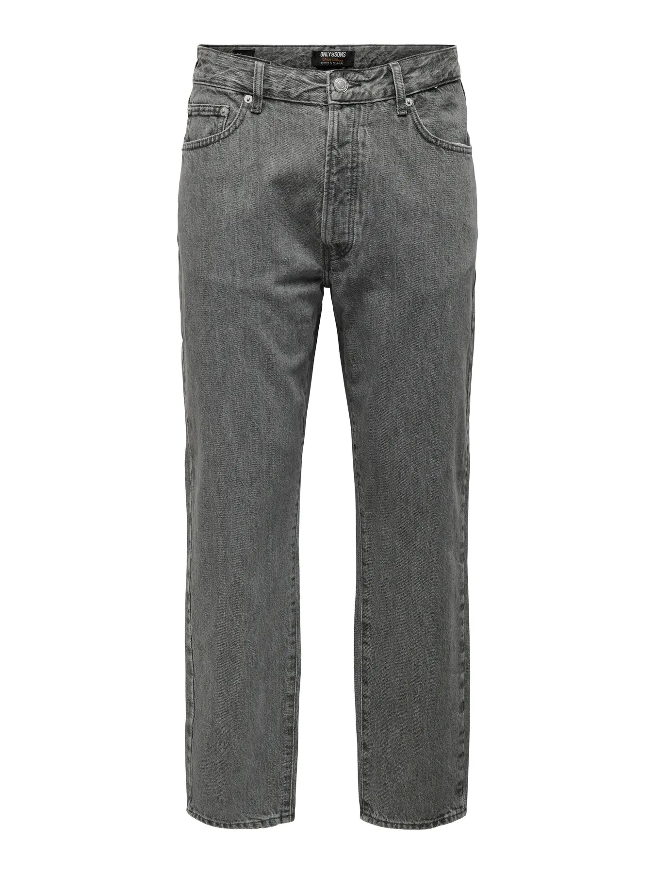 ONLY & SONS ONSTYE LOOSE TAPE JEANS - Col. grigio