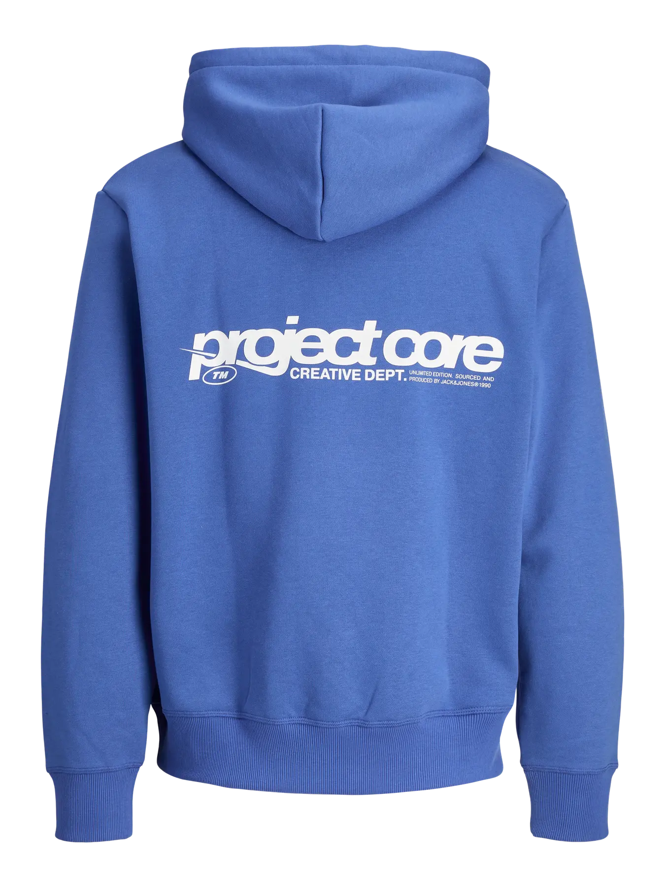 JACK & JONES FELPA CON CAPPUCCIO "PROJECT CORE" - Blu