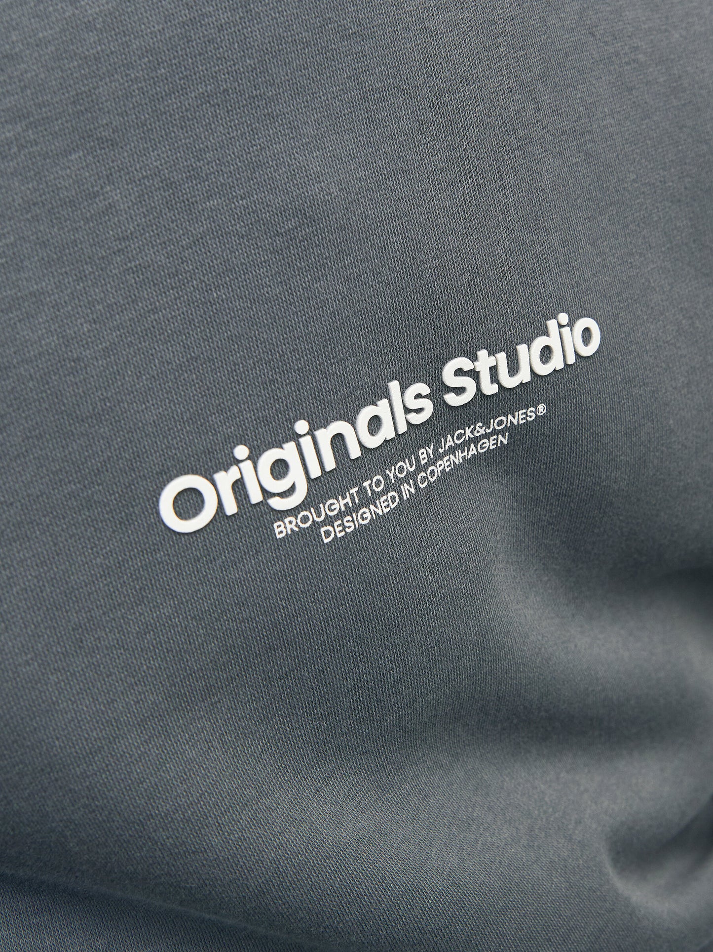 JACK & JONES FELPA SENZA CAPPUCCIO "ORIGINALS STUDIO" - Stormy Weather