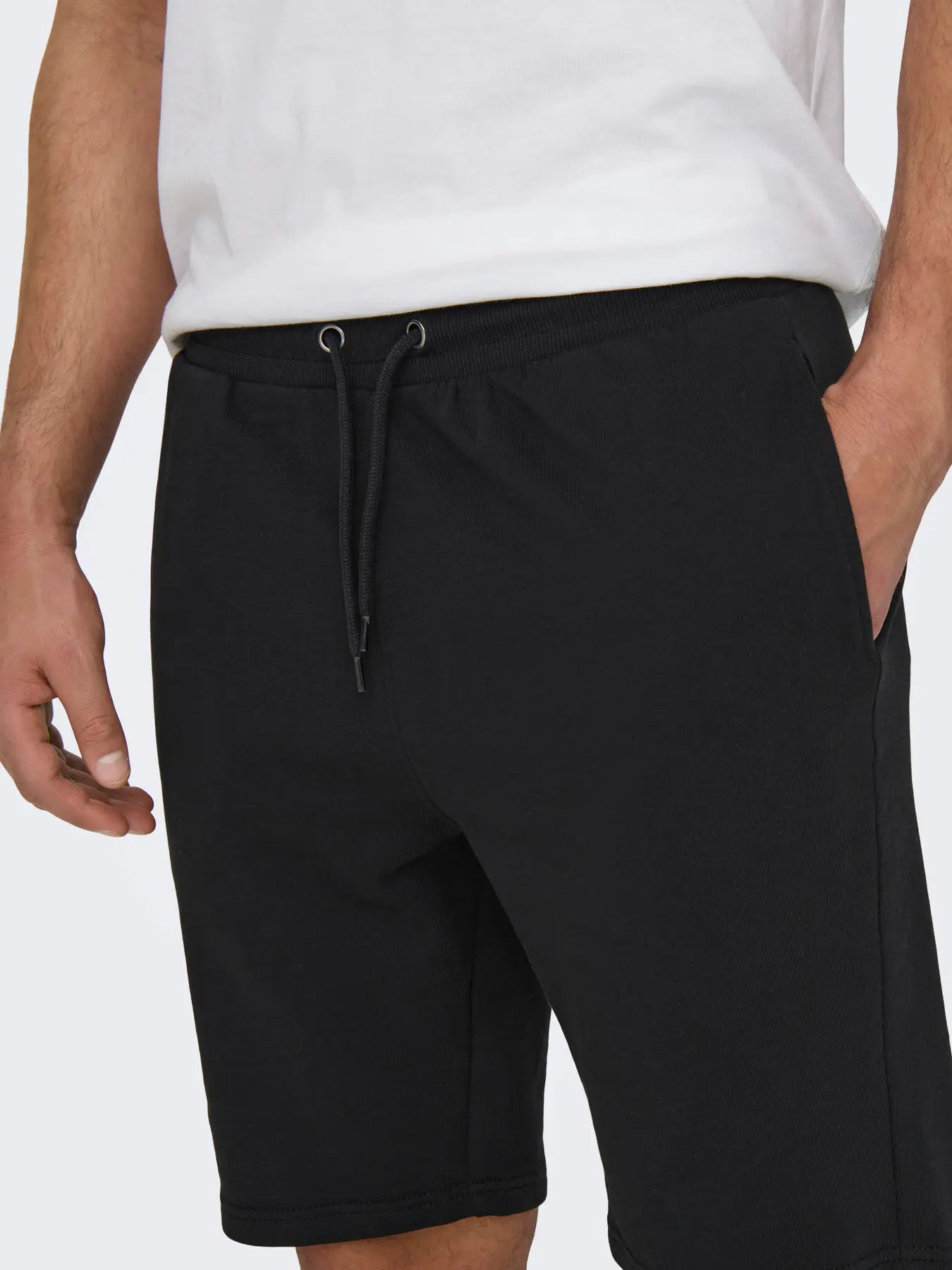 BERMUDA BASIC IN COTTONE - col. Nero