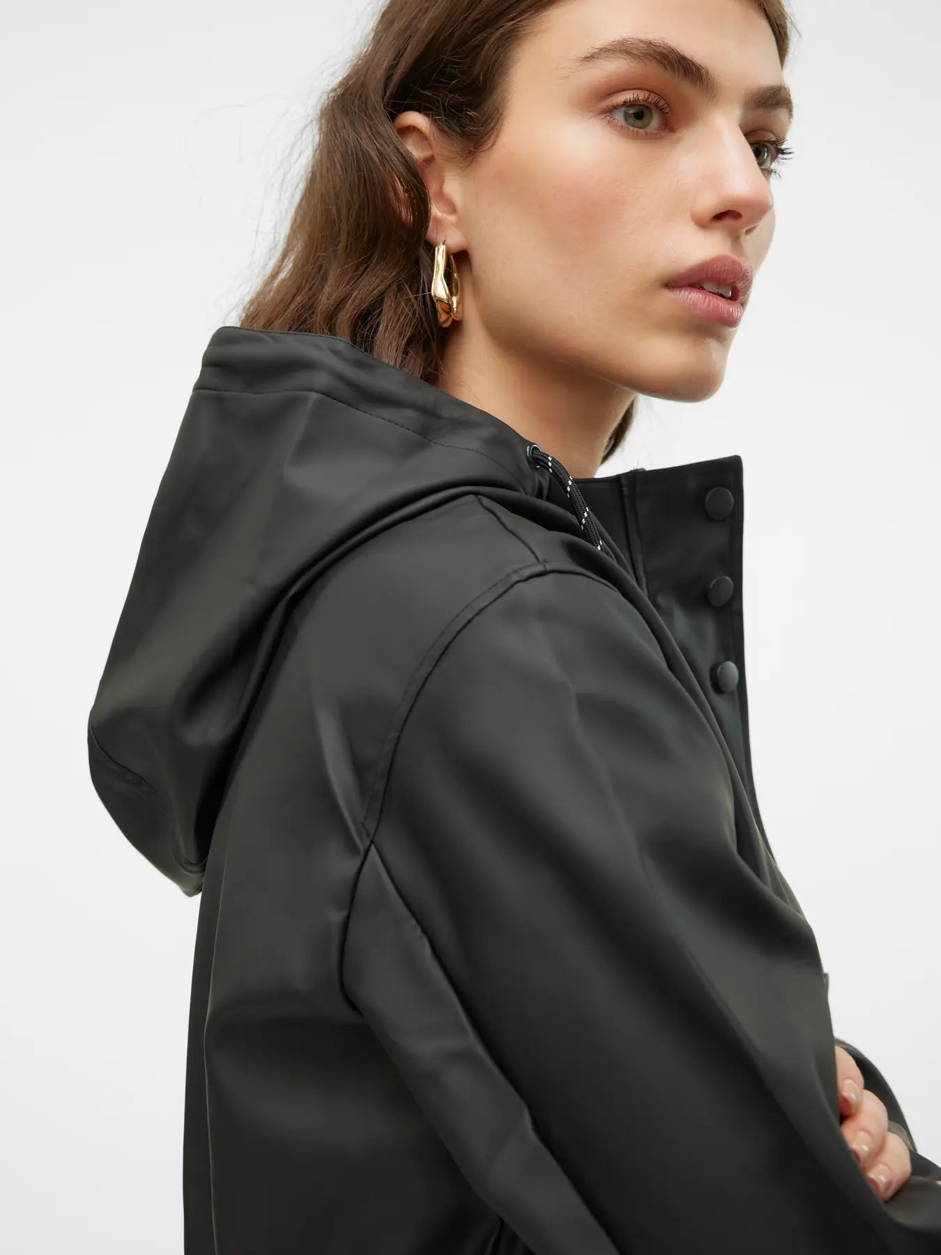 Vero Moda - Parka Impermeabile - Nero