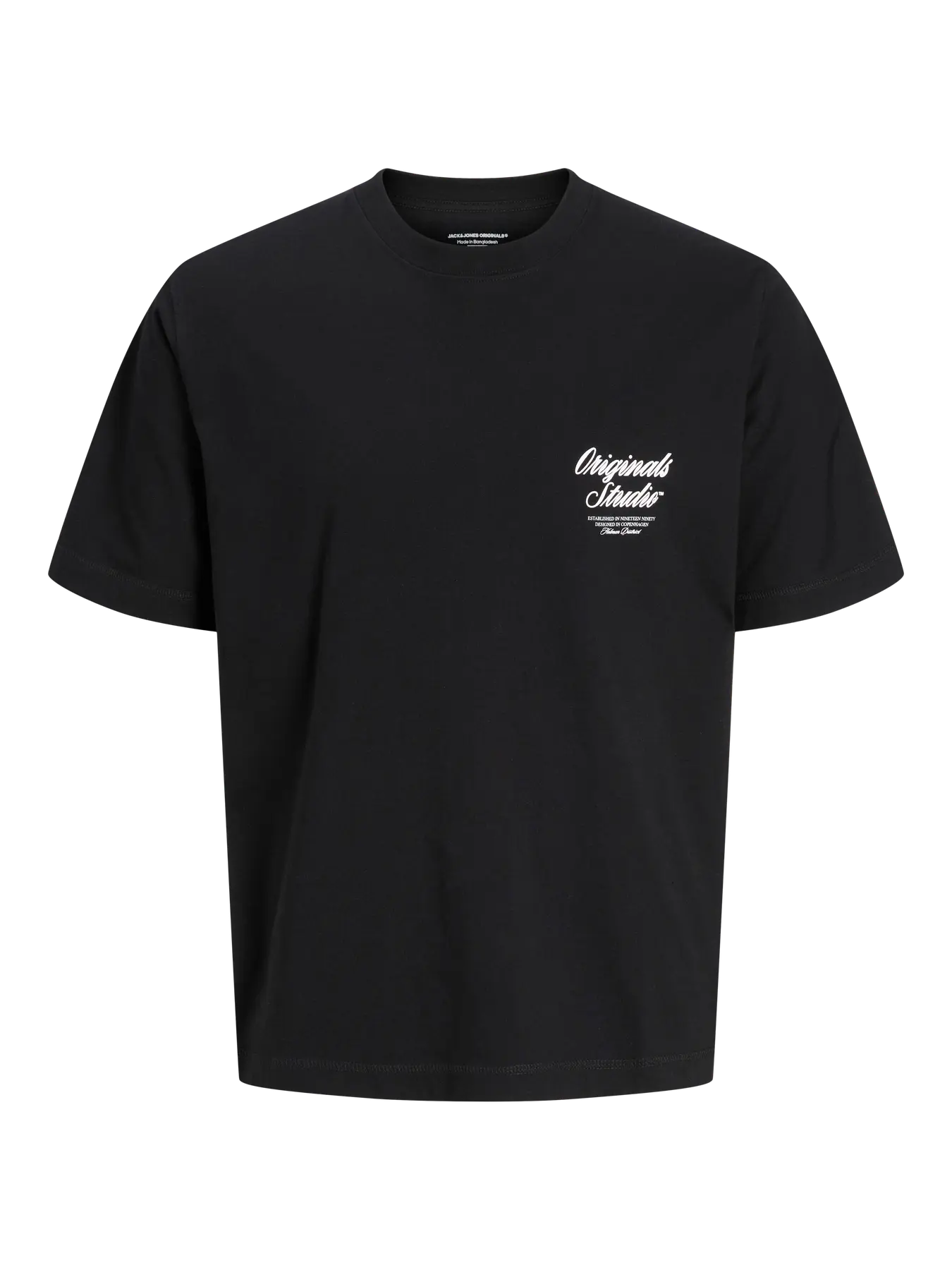 JACK & JONES T-SHIRT JORNORREBRO - Col nero