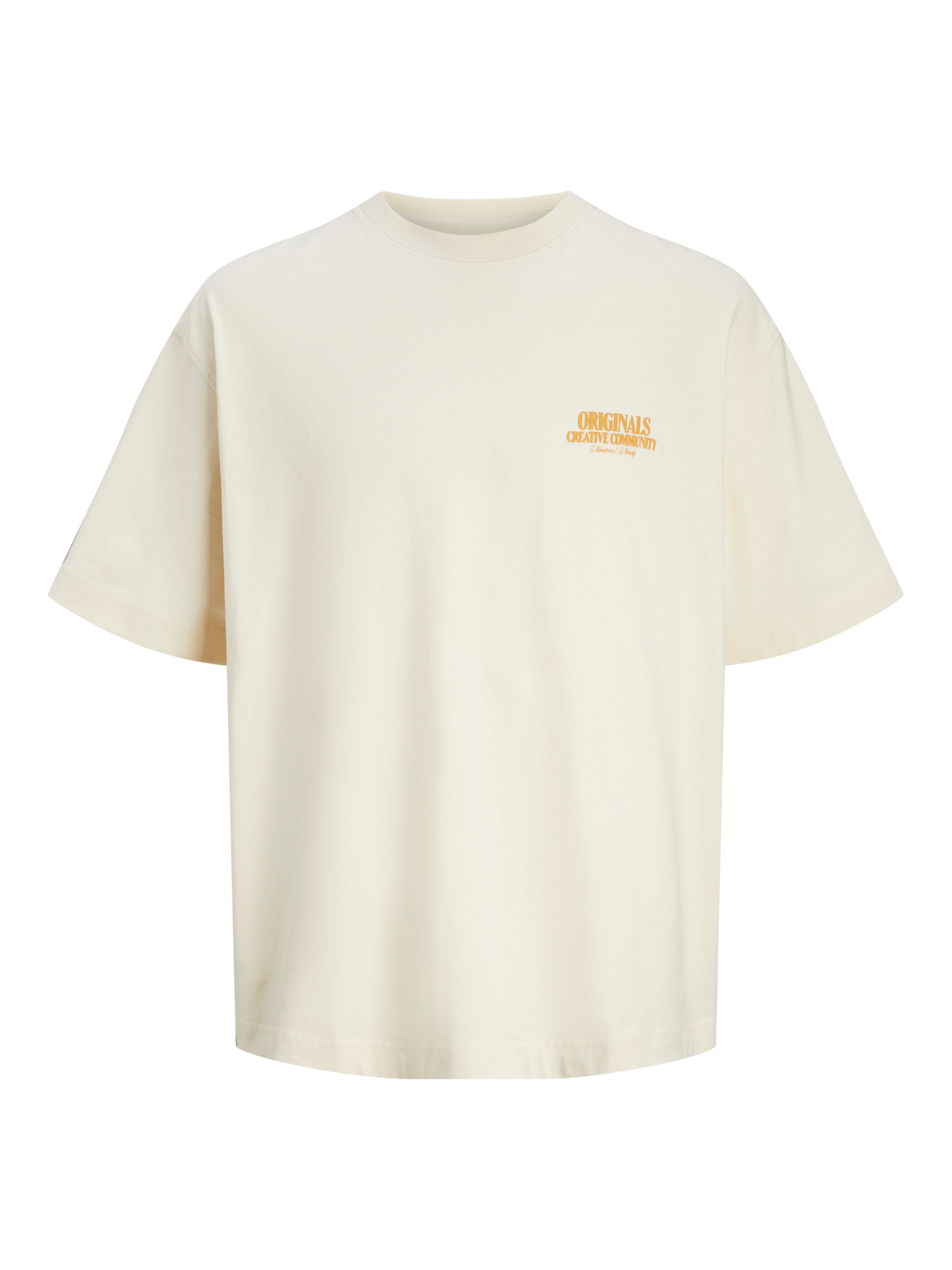 JACK & JONES T-SHIRT CON STAMPA - Col. Bianco Antique