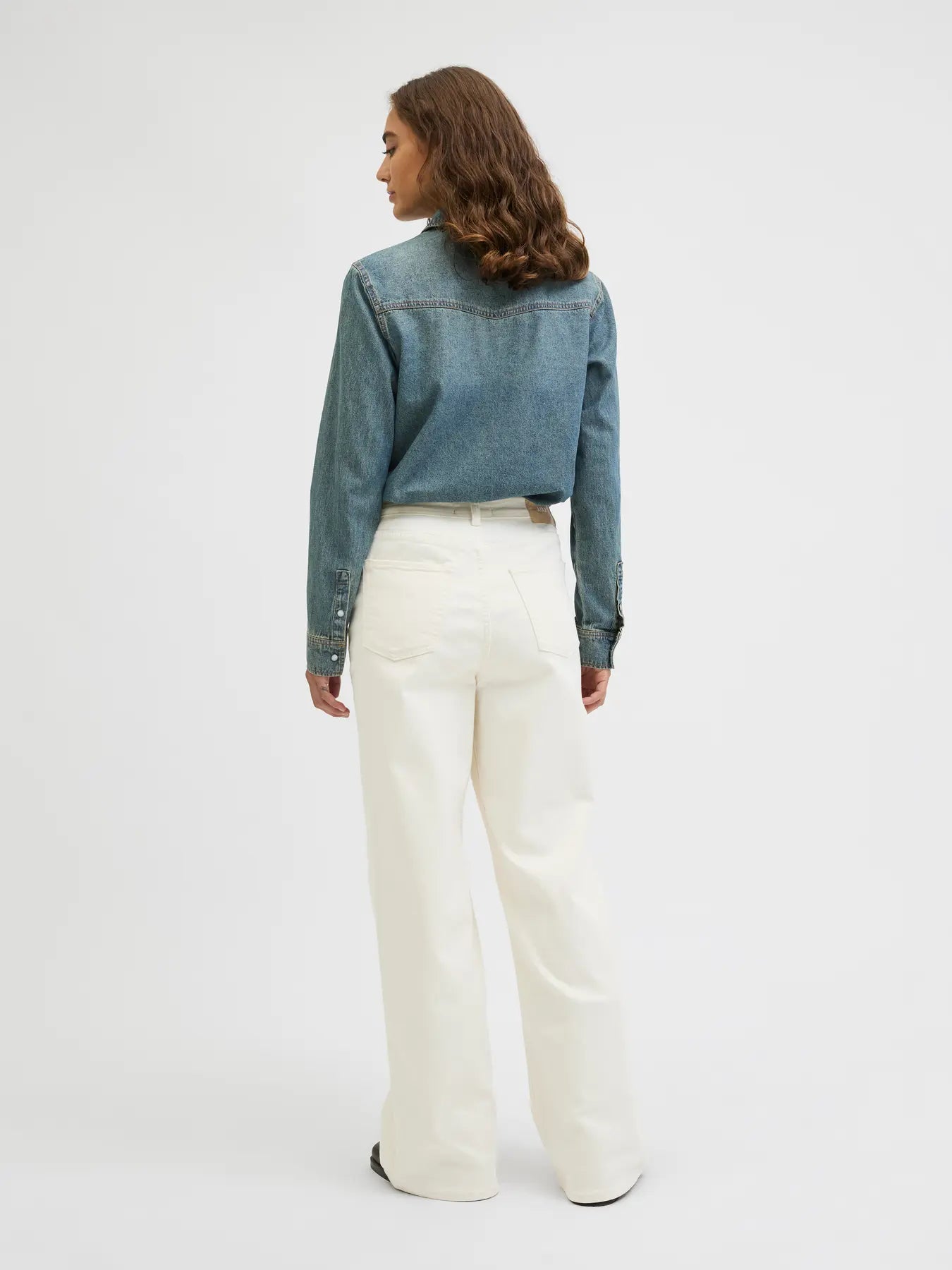 JJXX - Tokyo - Jeans a fondo ampio col. Bianco