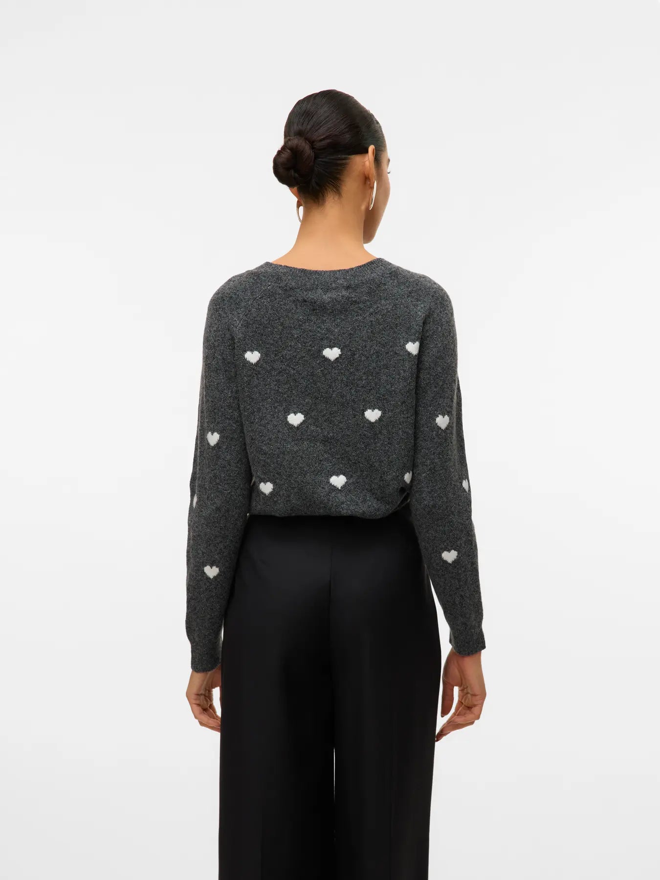 Vero Moda - Maglione VMDOFFY INTARSIA - Cuori