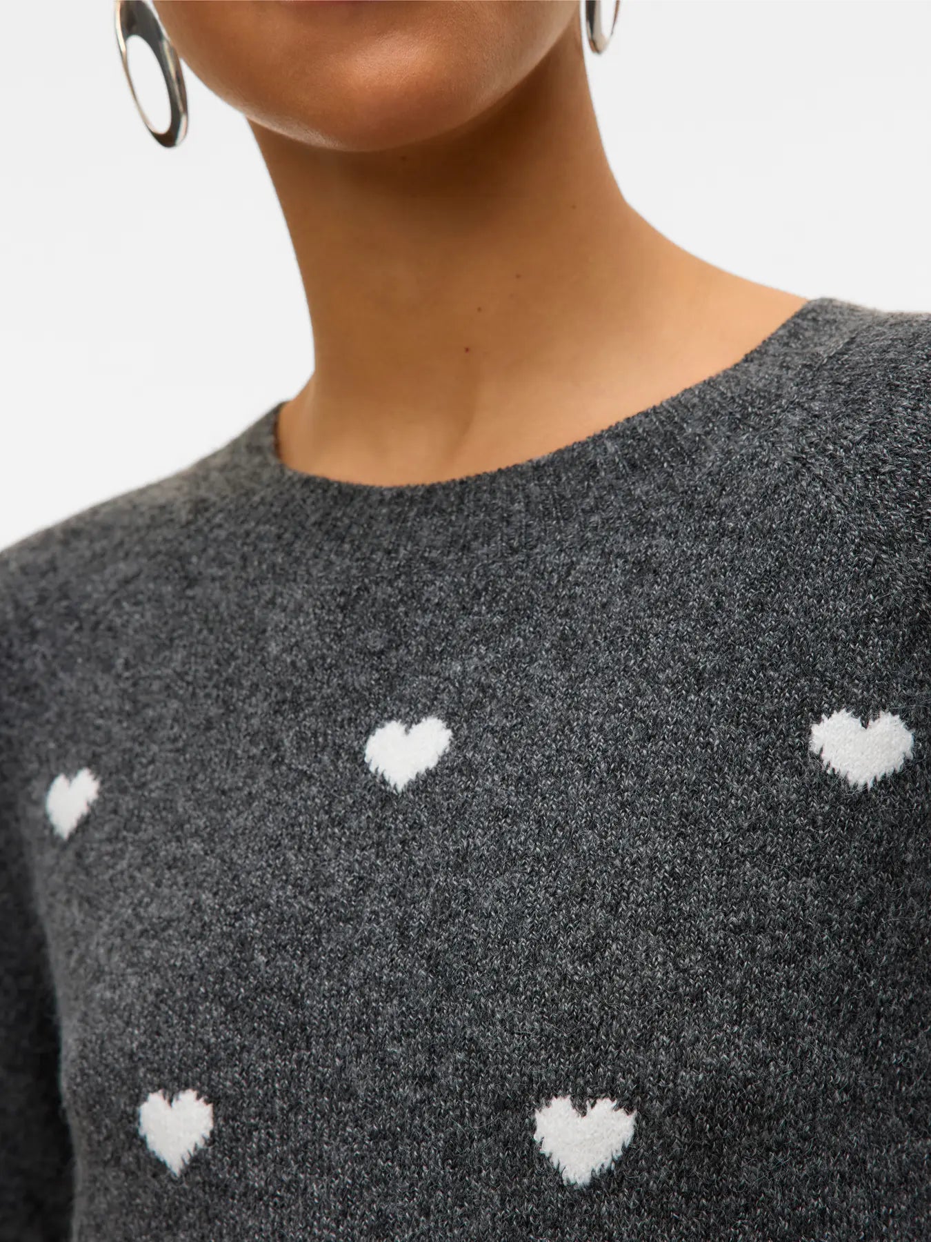 Vero Moda - Maglione VMDOFFY INTARSIA - Cuori