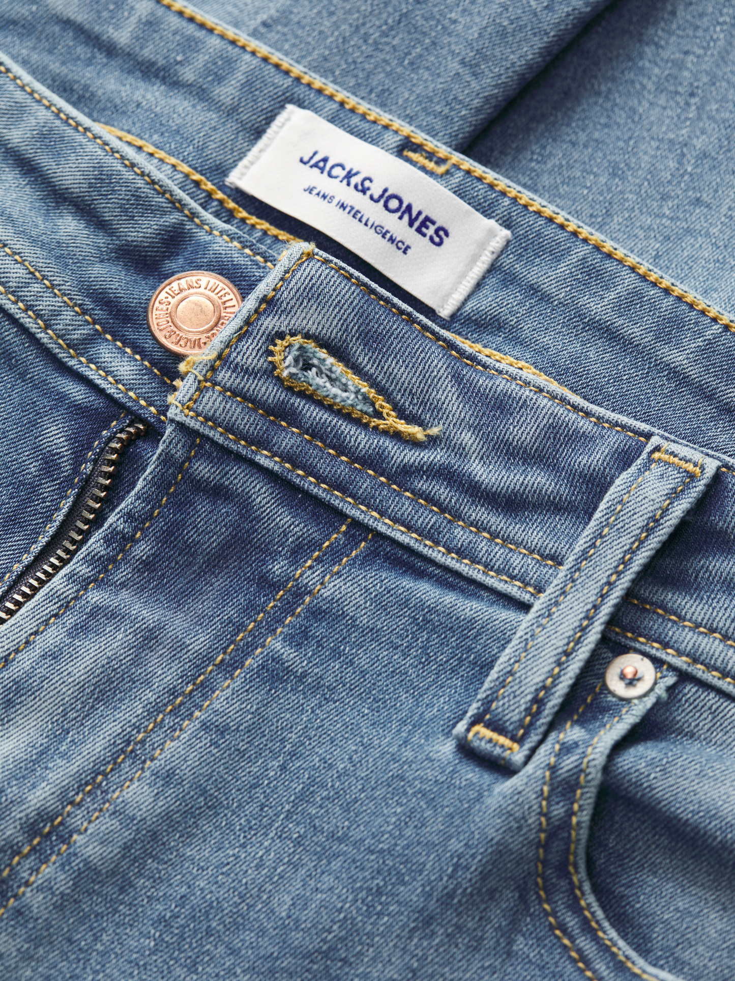 JACK & JONES SLIM JEANS - Col. Blue Denim