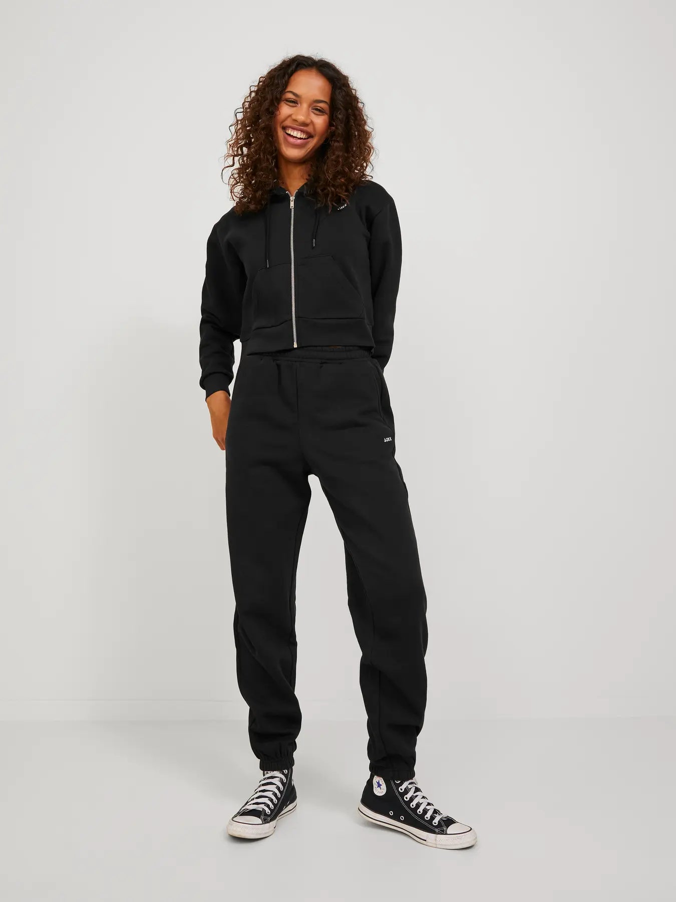 JJXX Pantaloni felpati 'JXABBIE' in col. nero