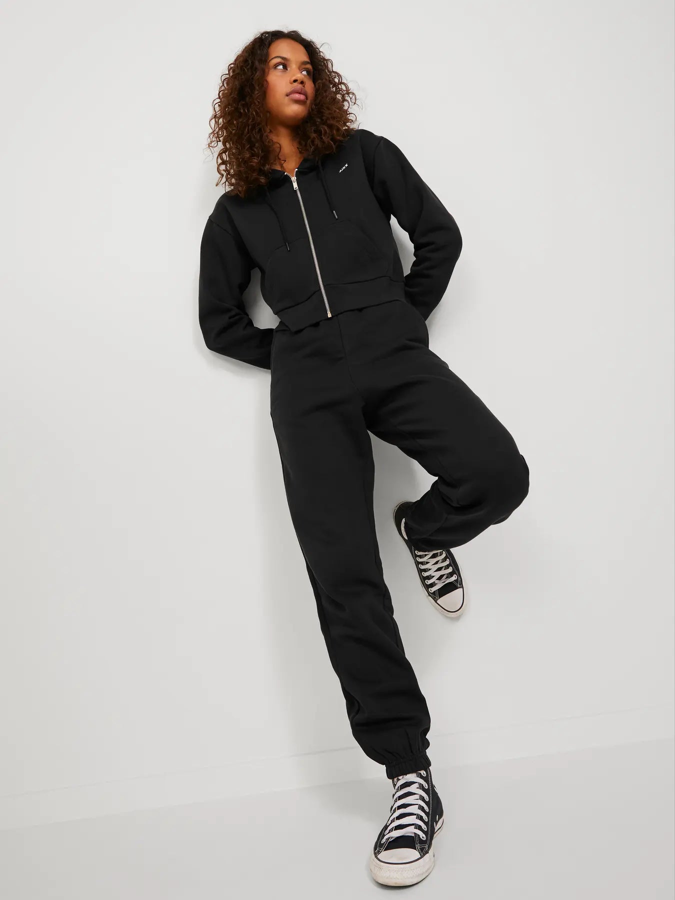 JJXX Pantaloni felpati 'JXABBIE' in col. nero