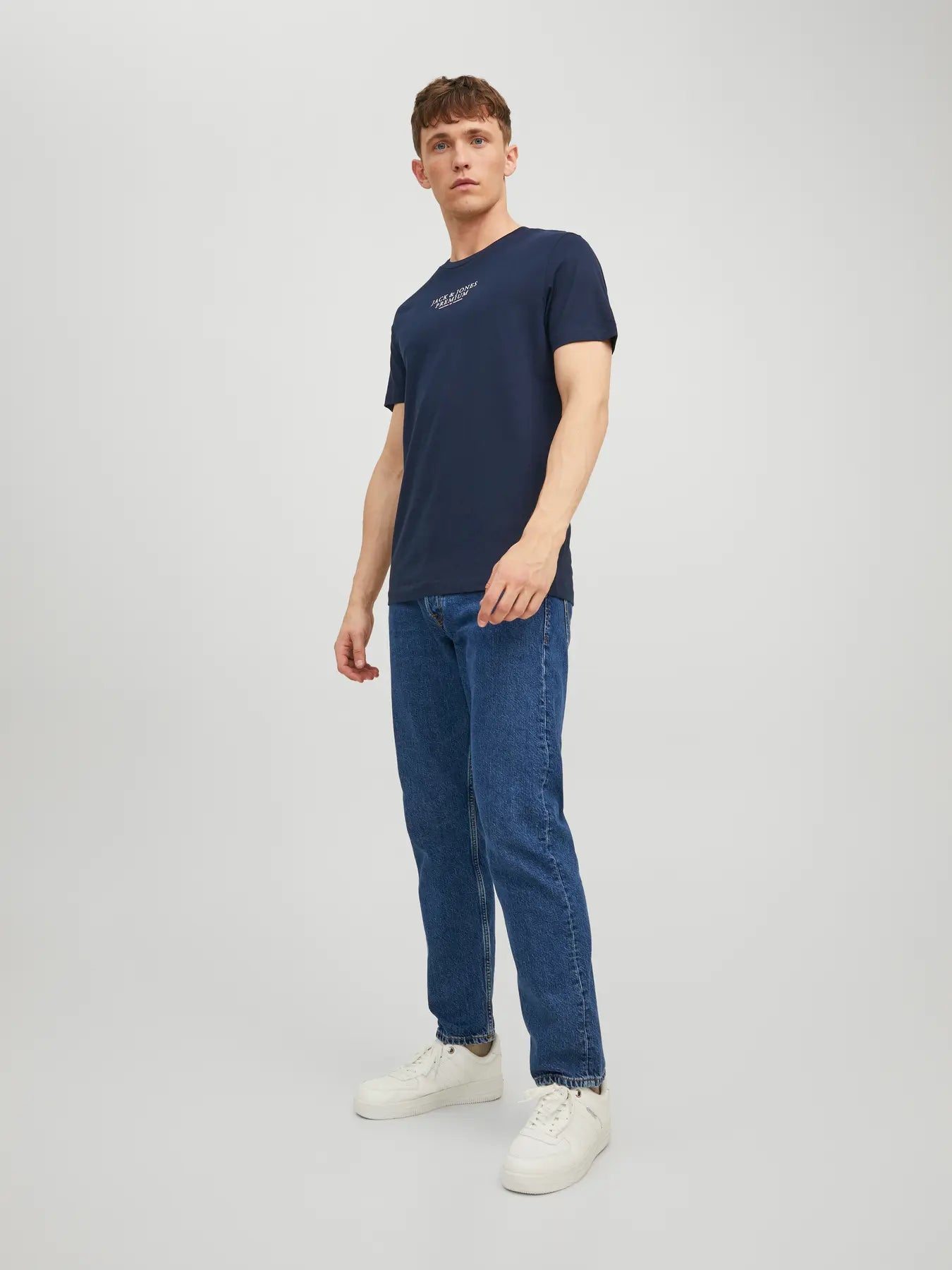JACK & JONES T-SHIRT ORIGINALS PREMIUM - Col. Blu