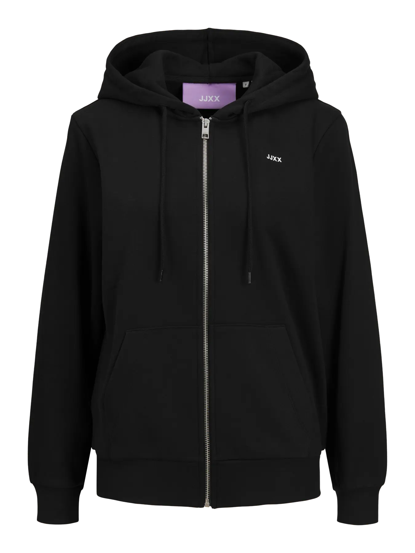JJXX Felpa con zip 'JXABBIE' in col. nero