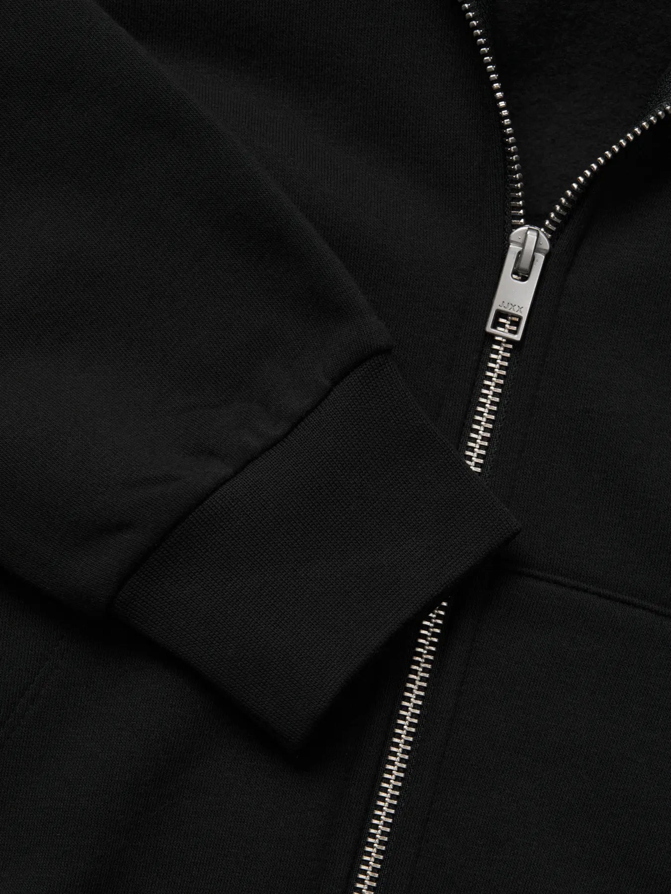 JJXX Felpa con zip 'JXABBIE' in col. nero