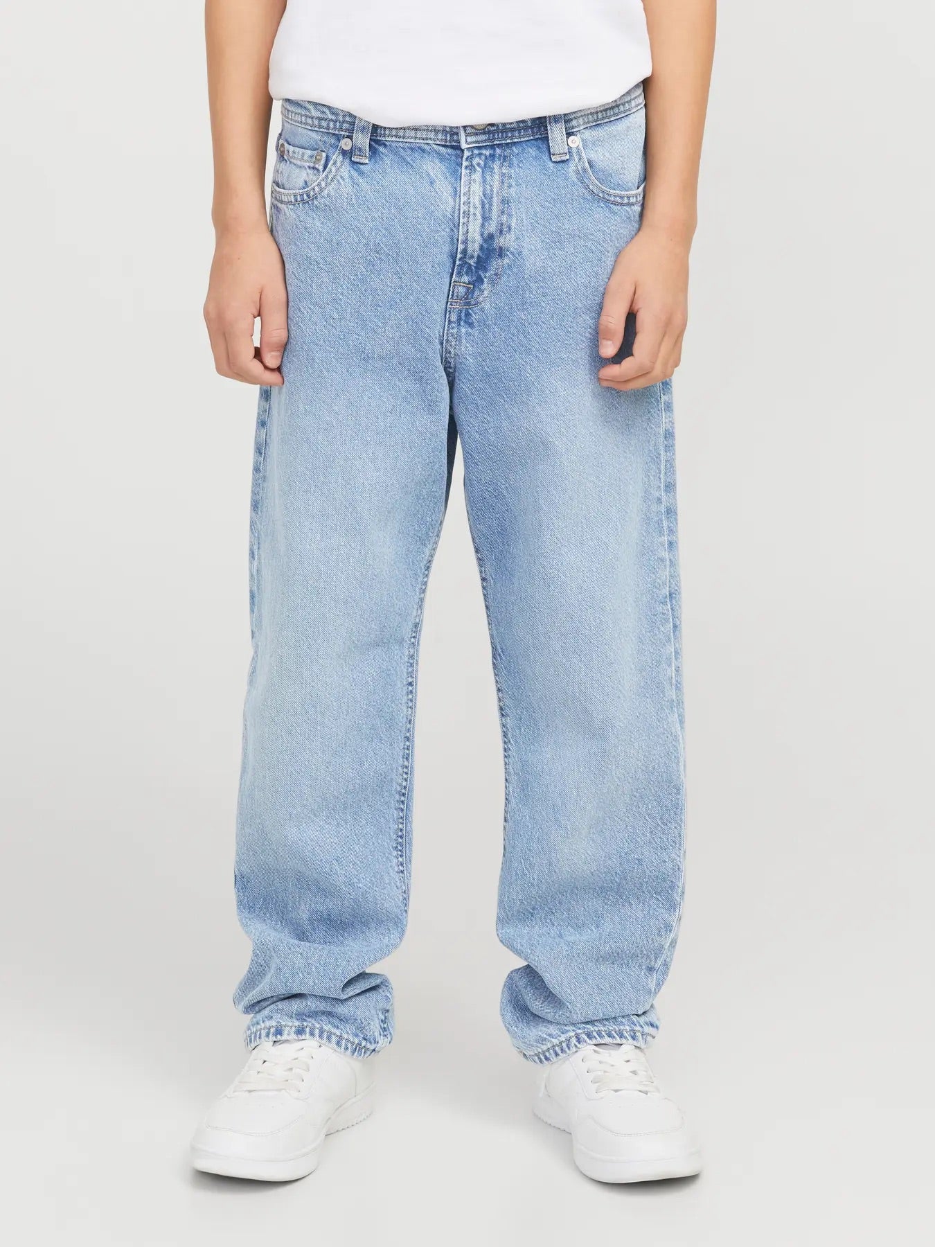 JACK & JONES JUNIOR RELAXED JEANS - Light Denim