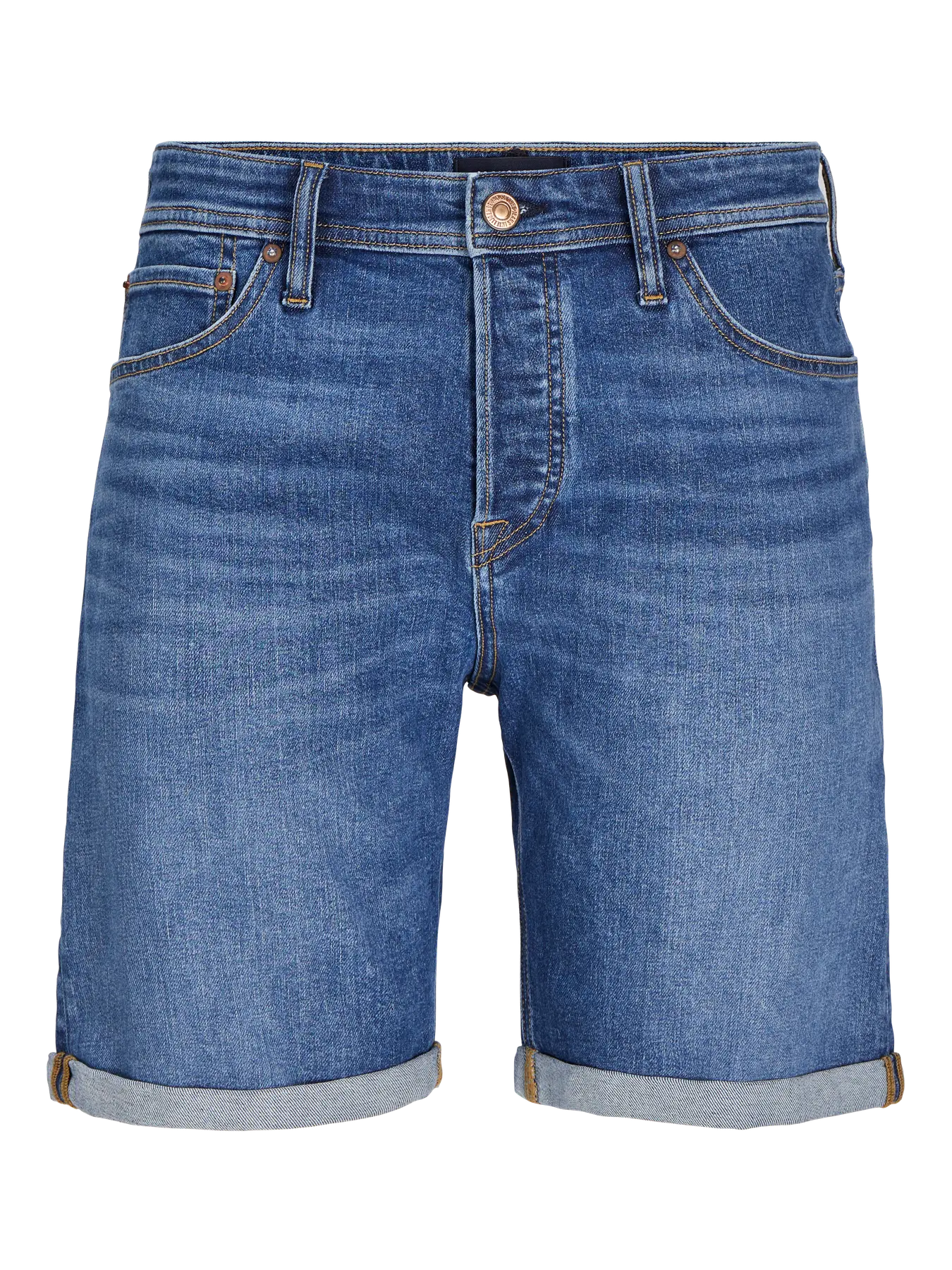 JACK & JONES SHORTS IN JEANS SENZA STRAPPI - Col. Blu denim