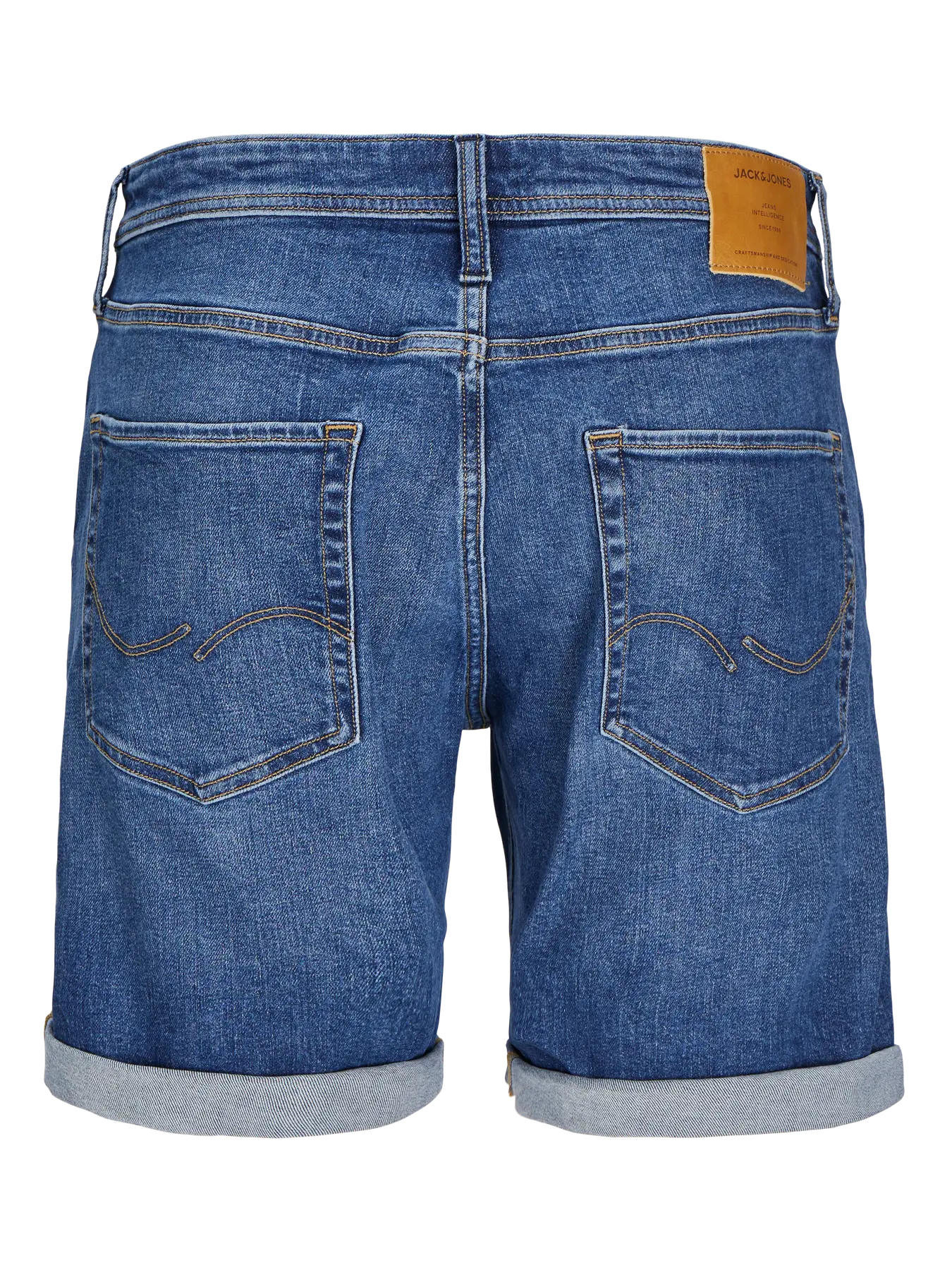 JACK & JONES SHORTS IN JEANS SENZA STRAPPI - Col. Blu denim