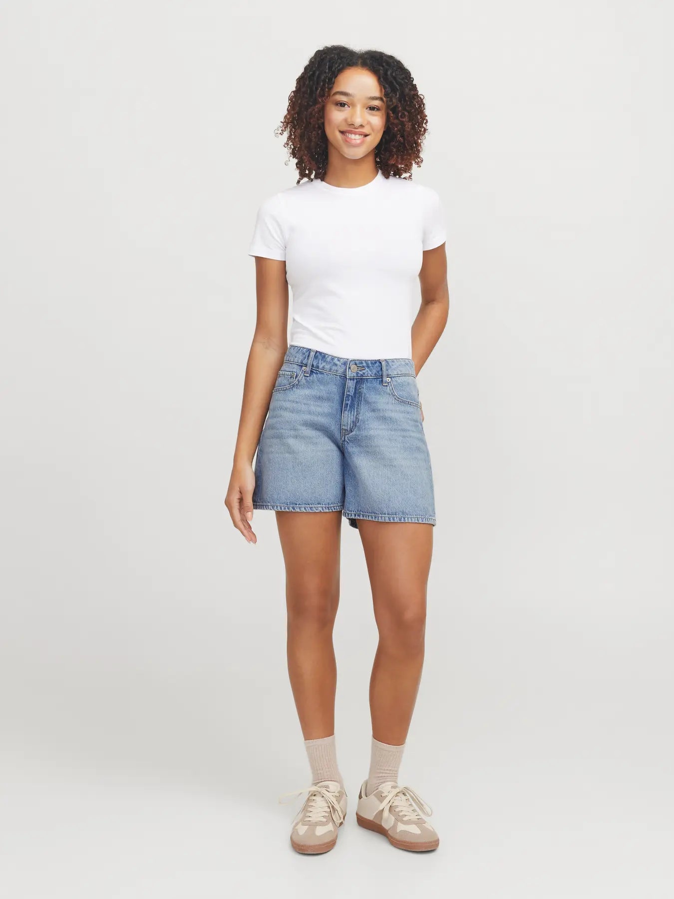 JXLAURA SHORT MW DENIM SHORTS DNM SN