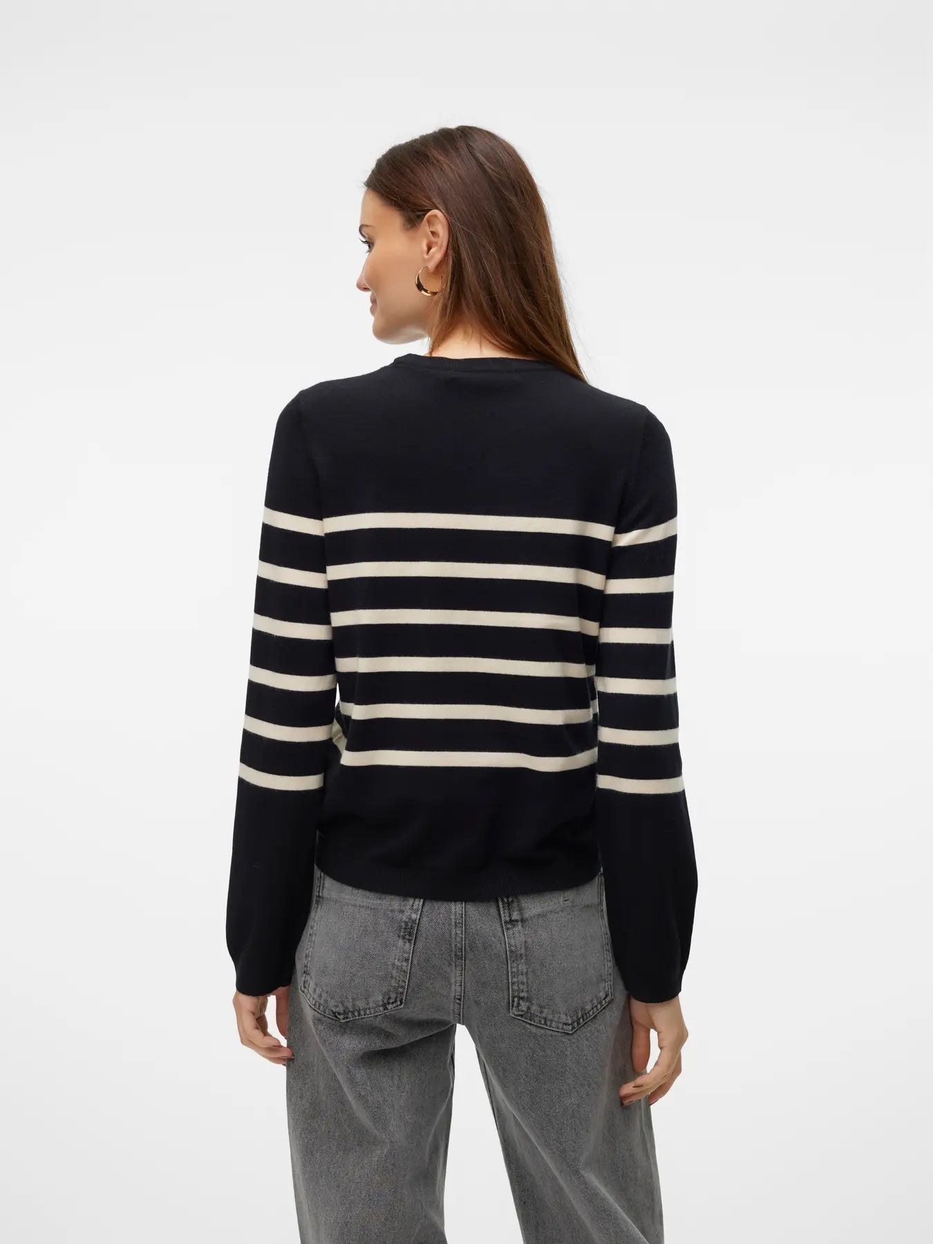 Vero Moda SABA Maglione a righe - col. nero