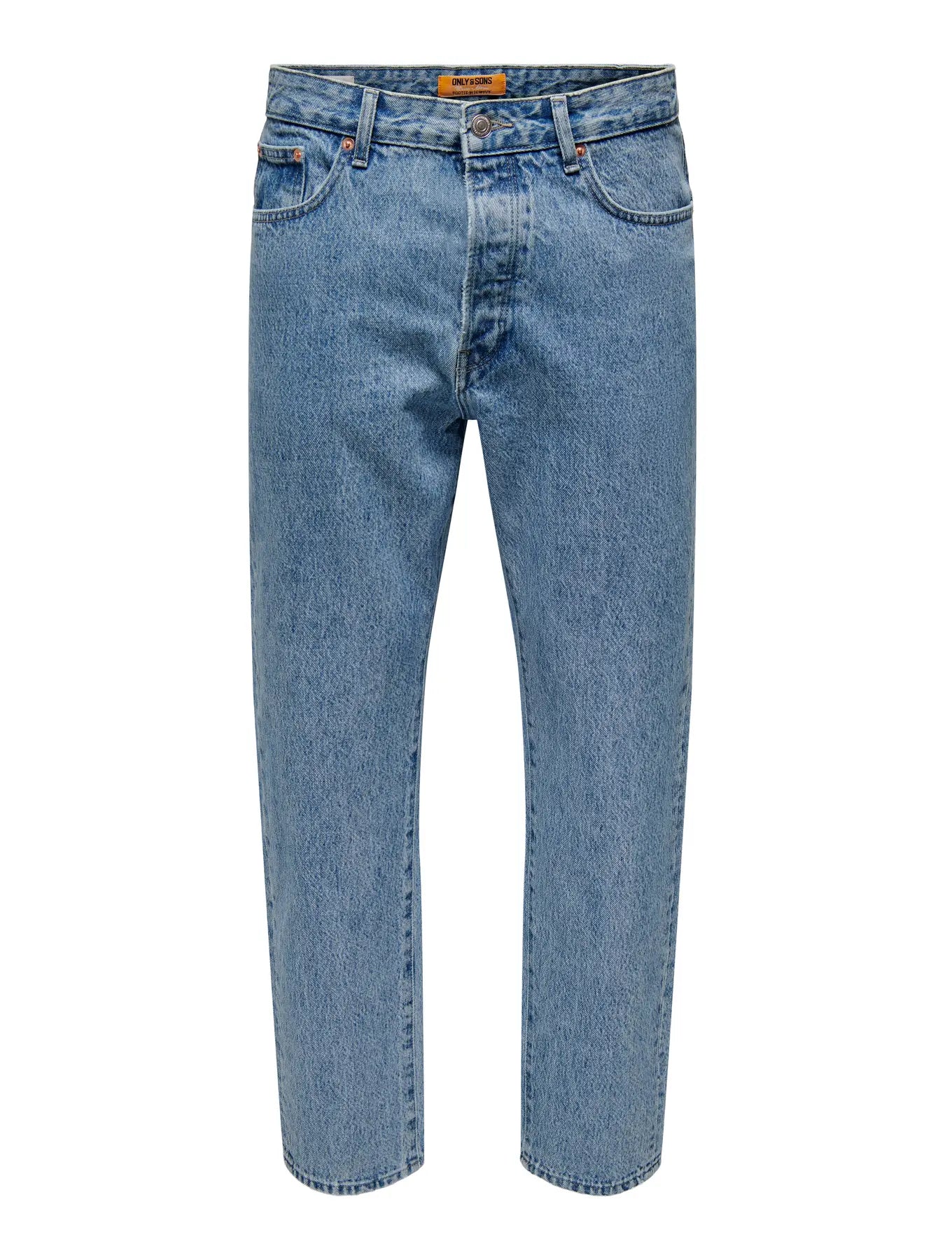 ONLY & SONS ONSTYE LOOSE TAPE JEANS - Light Blu Denim