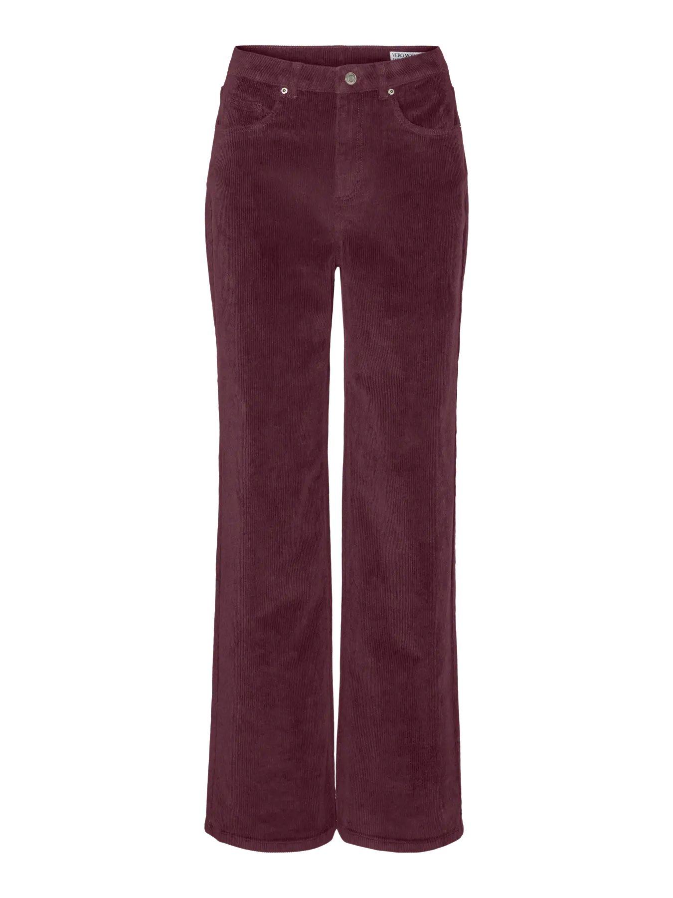 Vero Moda Pantalone in velluto TESSA - Col. bordeaux