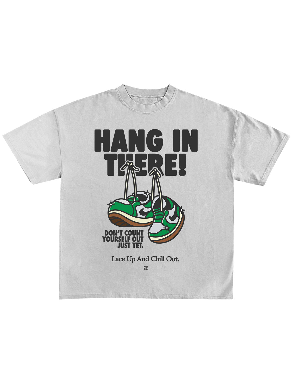 T-SHIRT "HANG IN THERE" - Col. Bianco