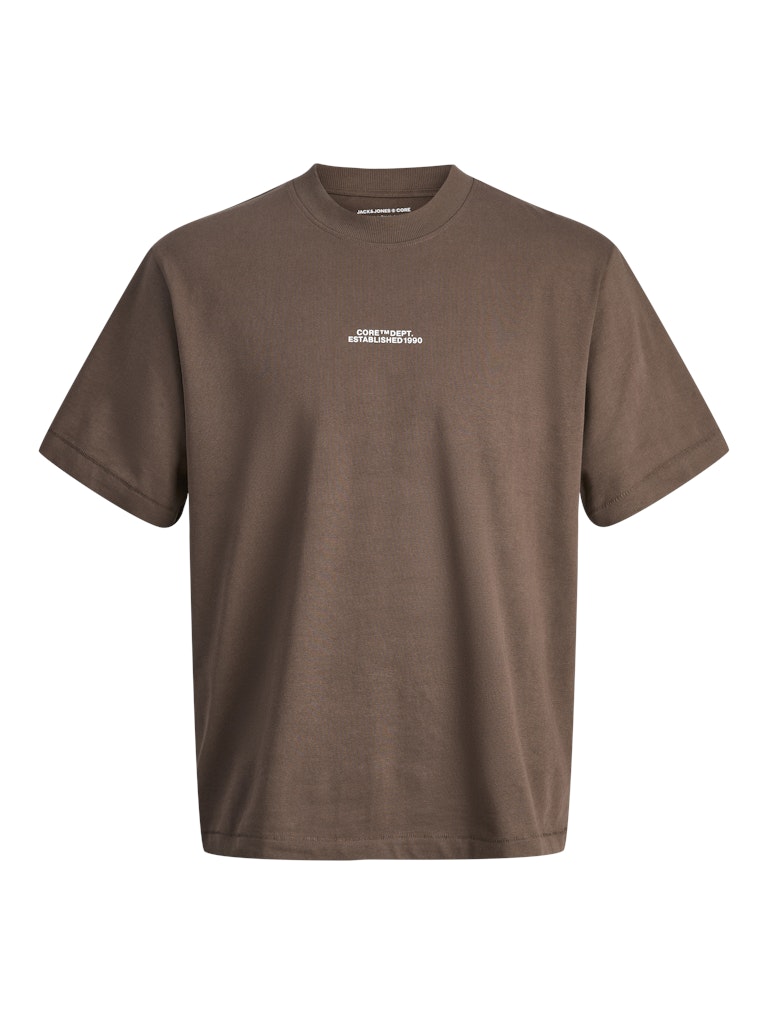 JACK & JONES T-SHIRT CORE DEPT. - Col. marrone