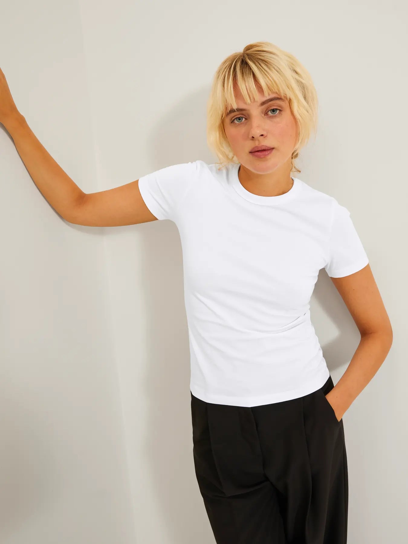 JXGIGI STR SS TEE JRS NOOS - Col. bianco