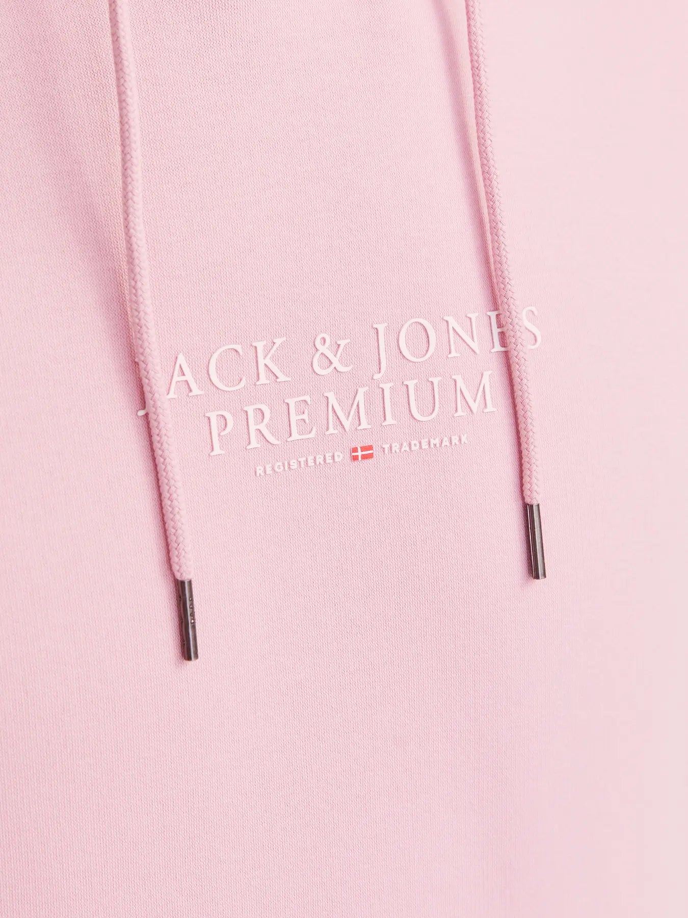 JACK & JONES FELPA CON CAPPUCCIO "PREMIUM" - Col. rosa
