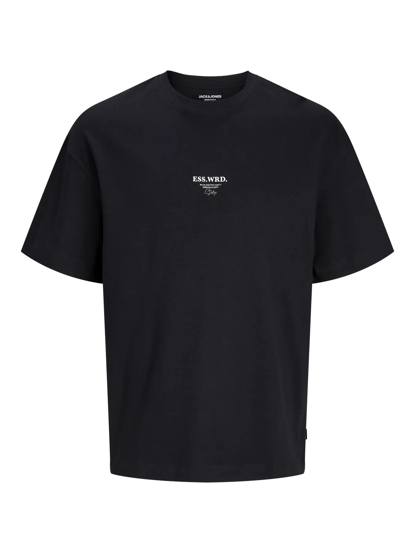 JACK & JONES T-SHIRT ESS. WRD. - Col. Nero