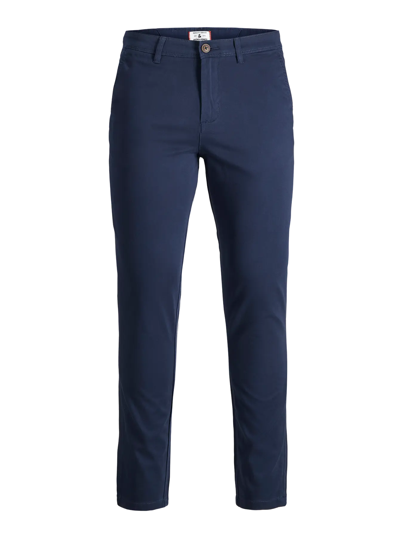 JACK & JONES PANTALONI JPSTMARCO BOWIE CHINO - Blu