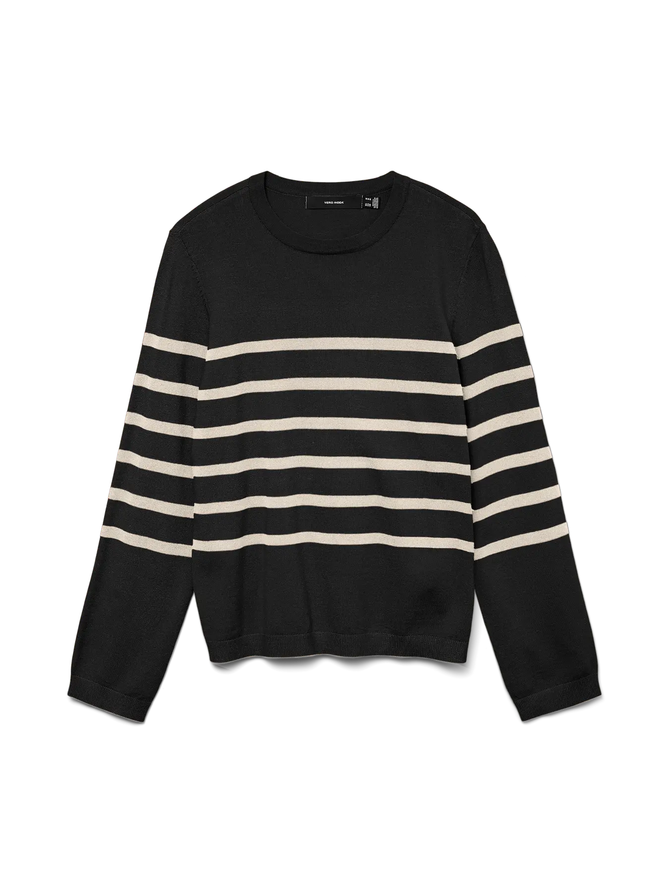 Vero Moda SABA Maglione a righe - col. nero