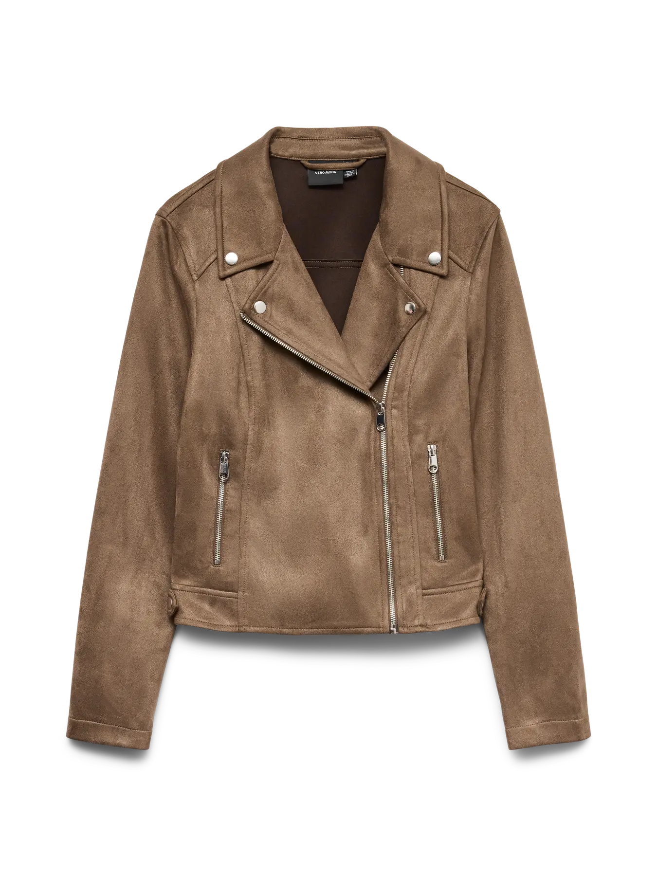 Vero Moda JOSE - Giacca in similpelle - Chocolate