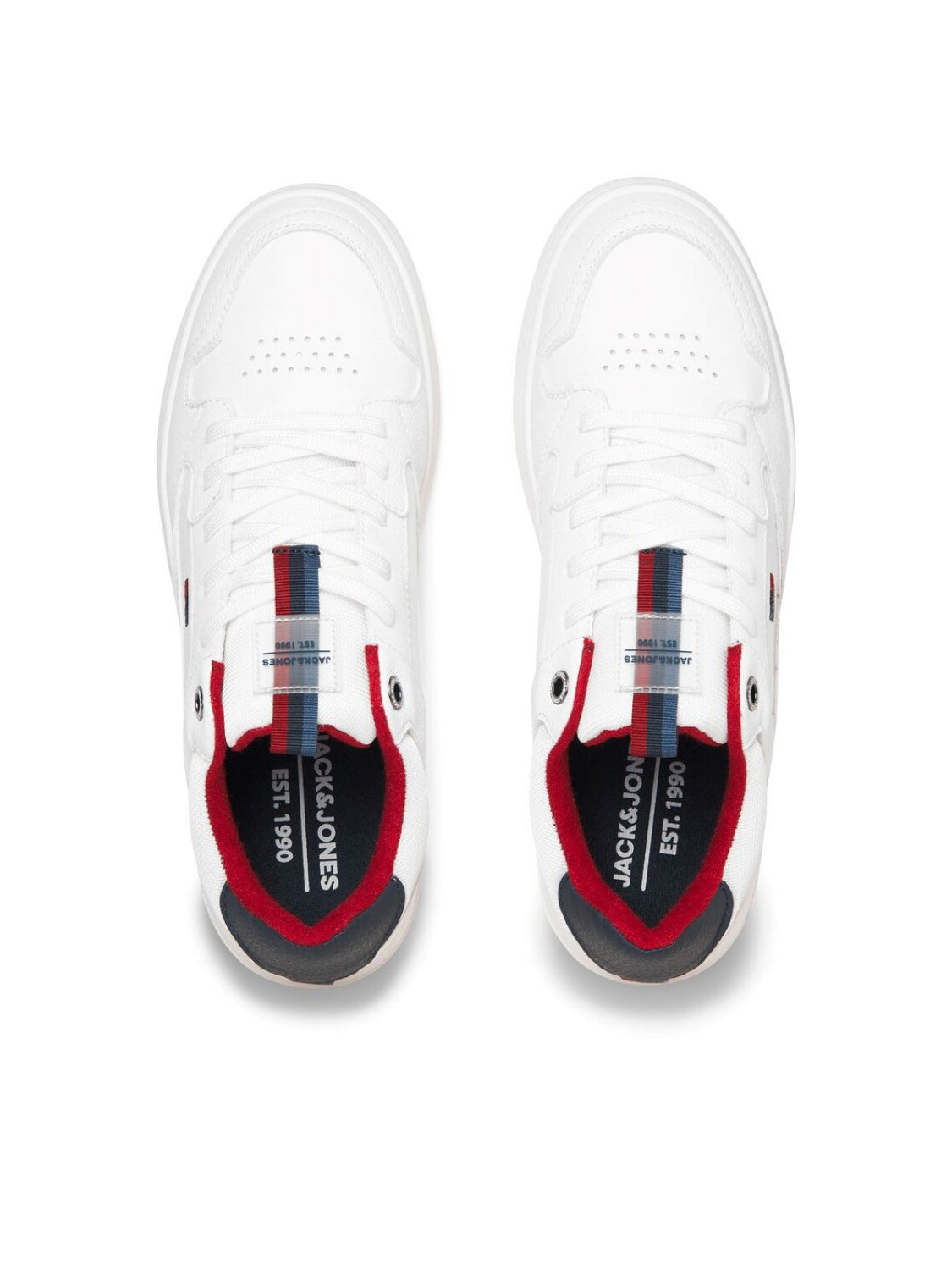 JACK & JONES SNEAKERS - Navy Blaze / Red