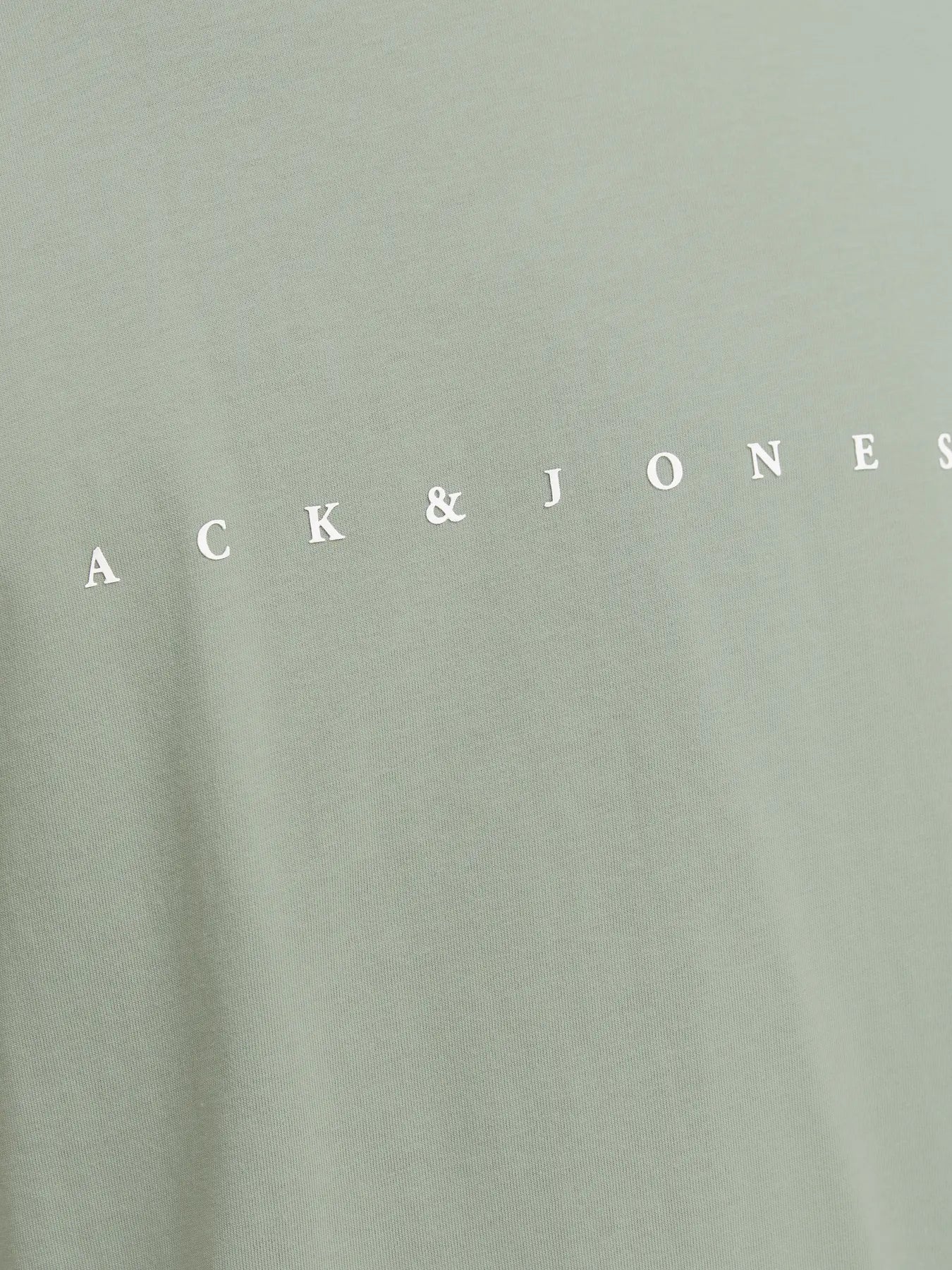 JACK & JONES T-SHIRT JJESTAR - Iceberg Green