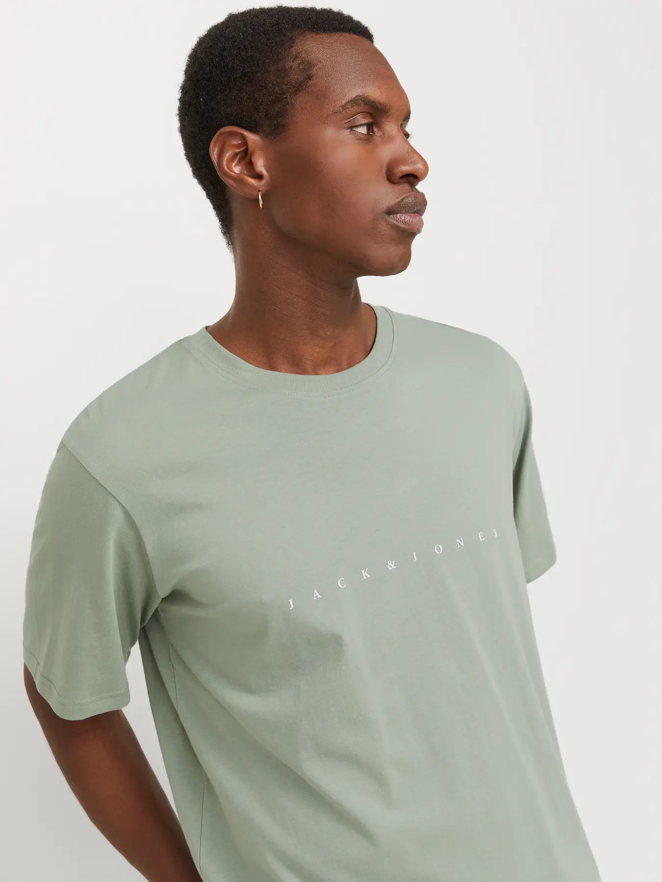 JACK & JONES T-SHIRT JJESTAR - Iceberg Green