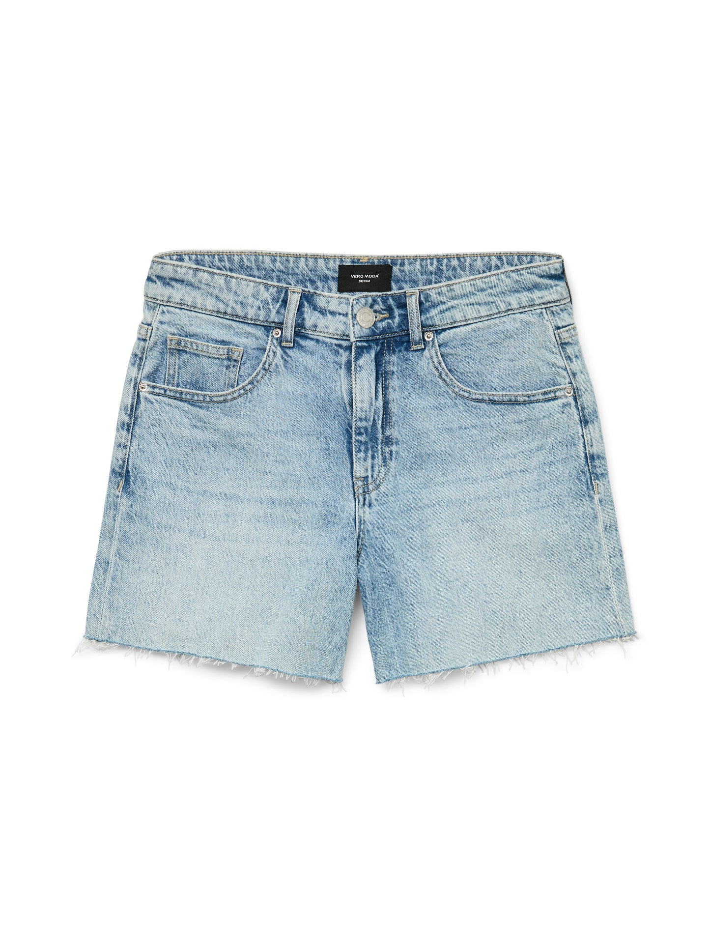 VMTESS SHORT - Shorts di jeans - light blue denim