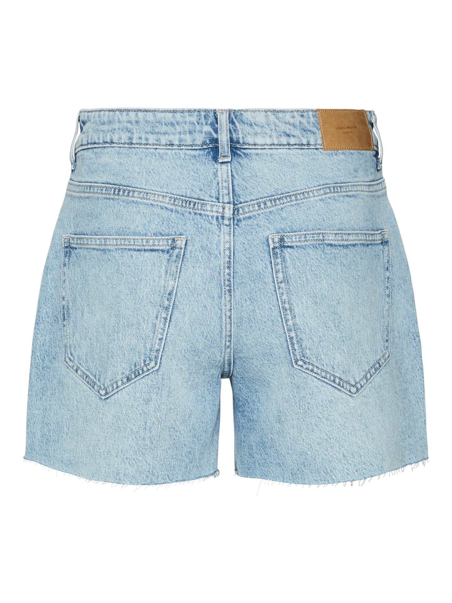 VMTESS SHORT - Shorts di jeans - light blue denim