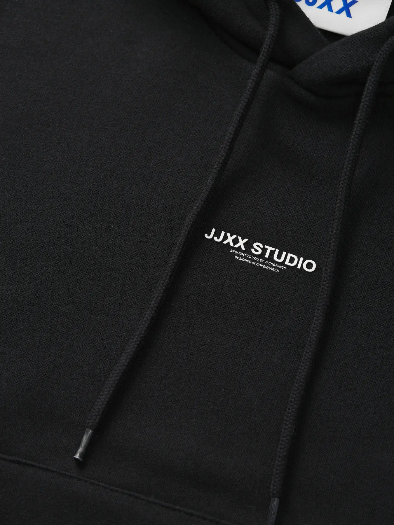 JJXX Felpa con cappuccio 'JXSTUDIO' in col. nero