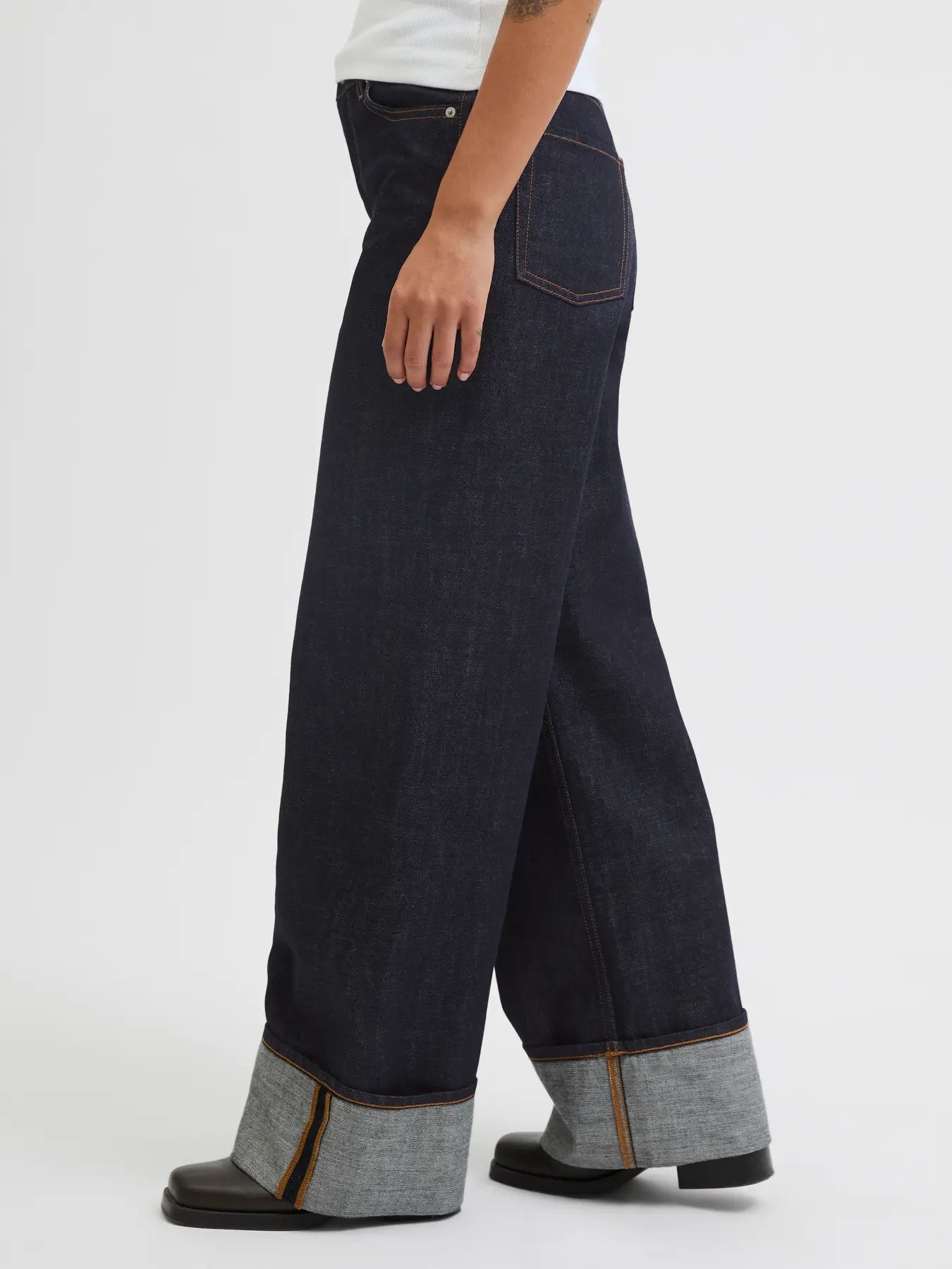 JJXX Wide leg Jeans 'JXTOKYO' in Blu Scuro