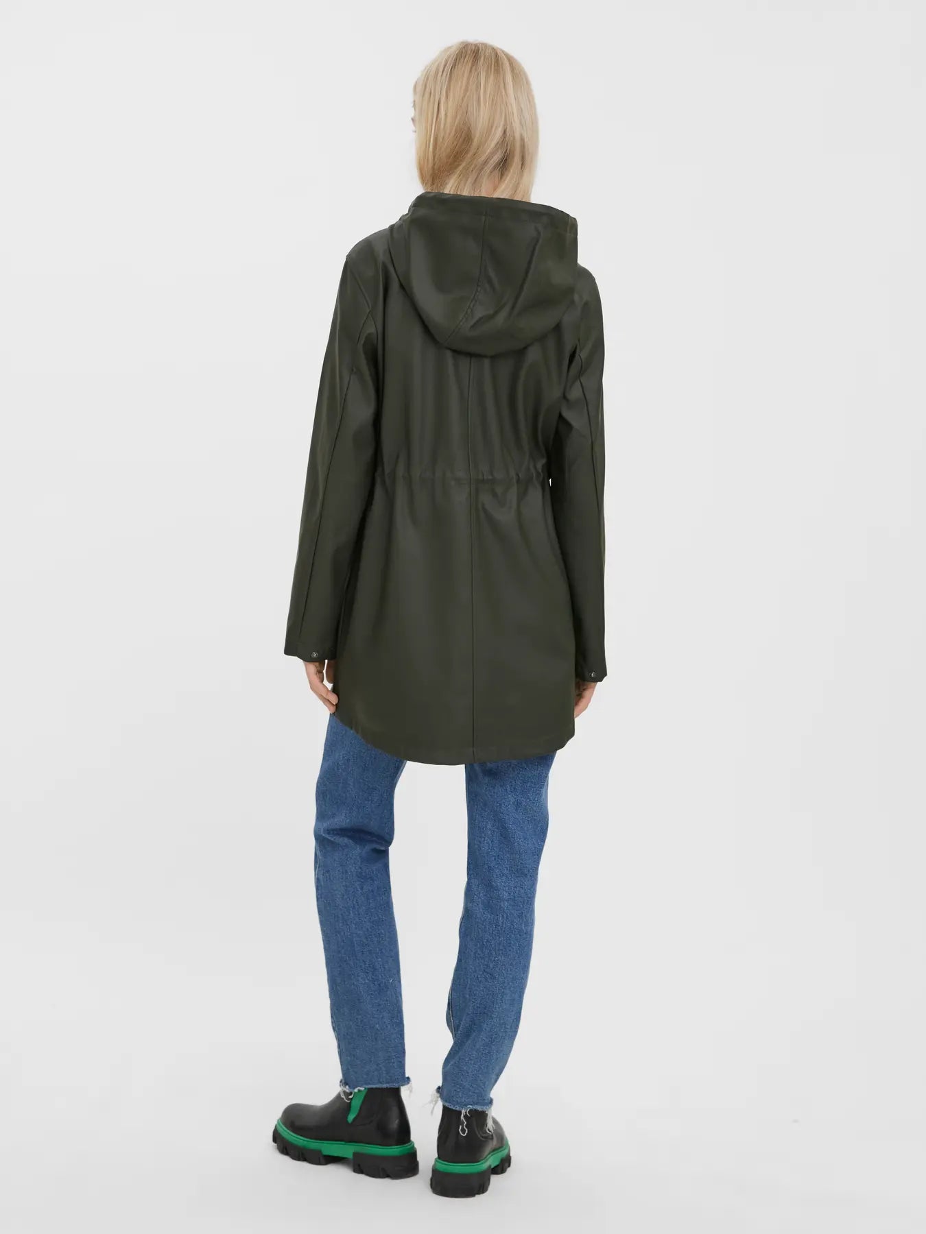 Vero Moda - Parka Impermeabile - Col. verde militare