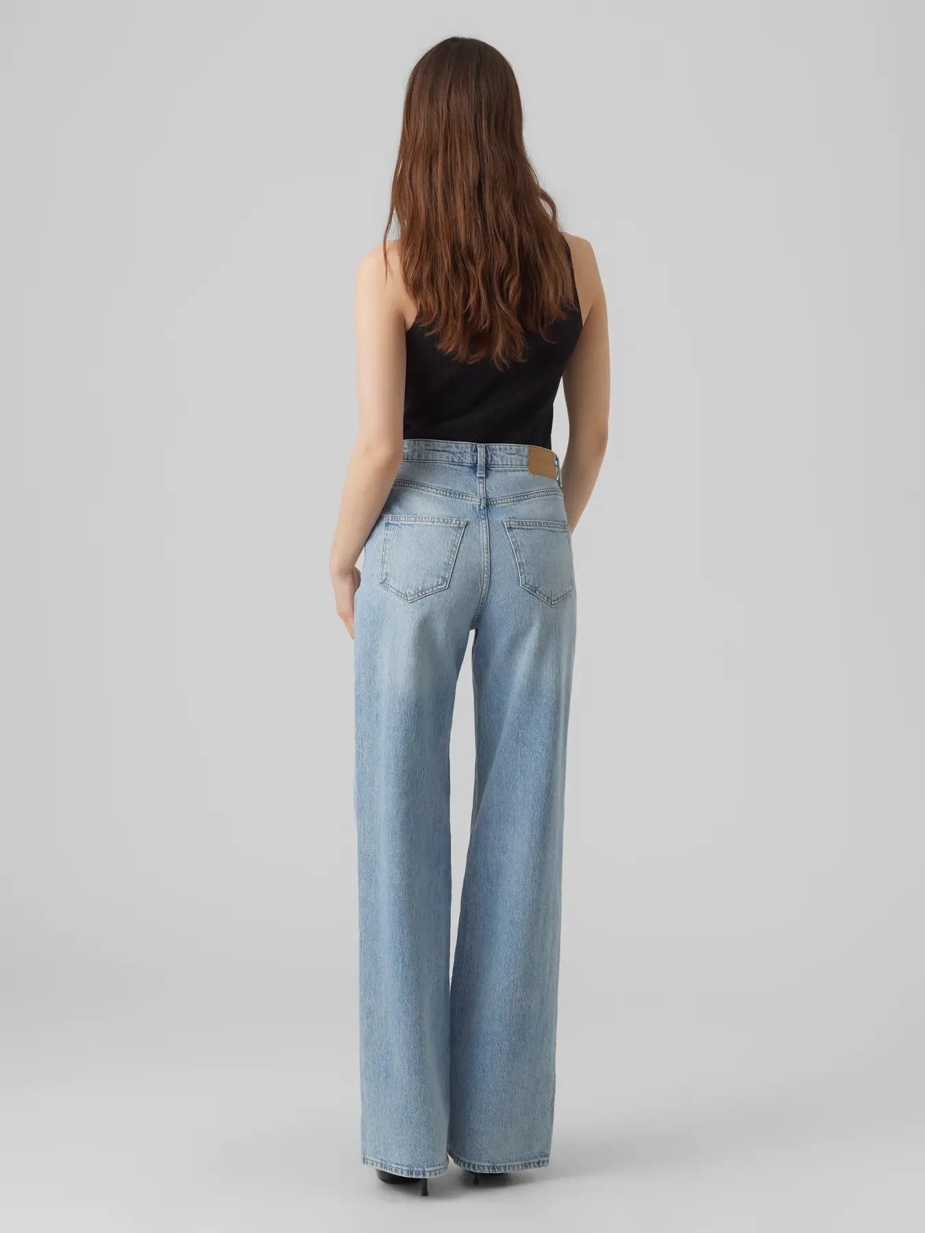Vero Moda Jeans TESSA - Wide Leg - Light denim