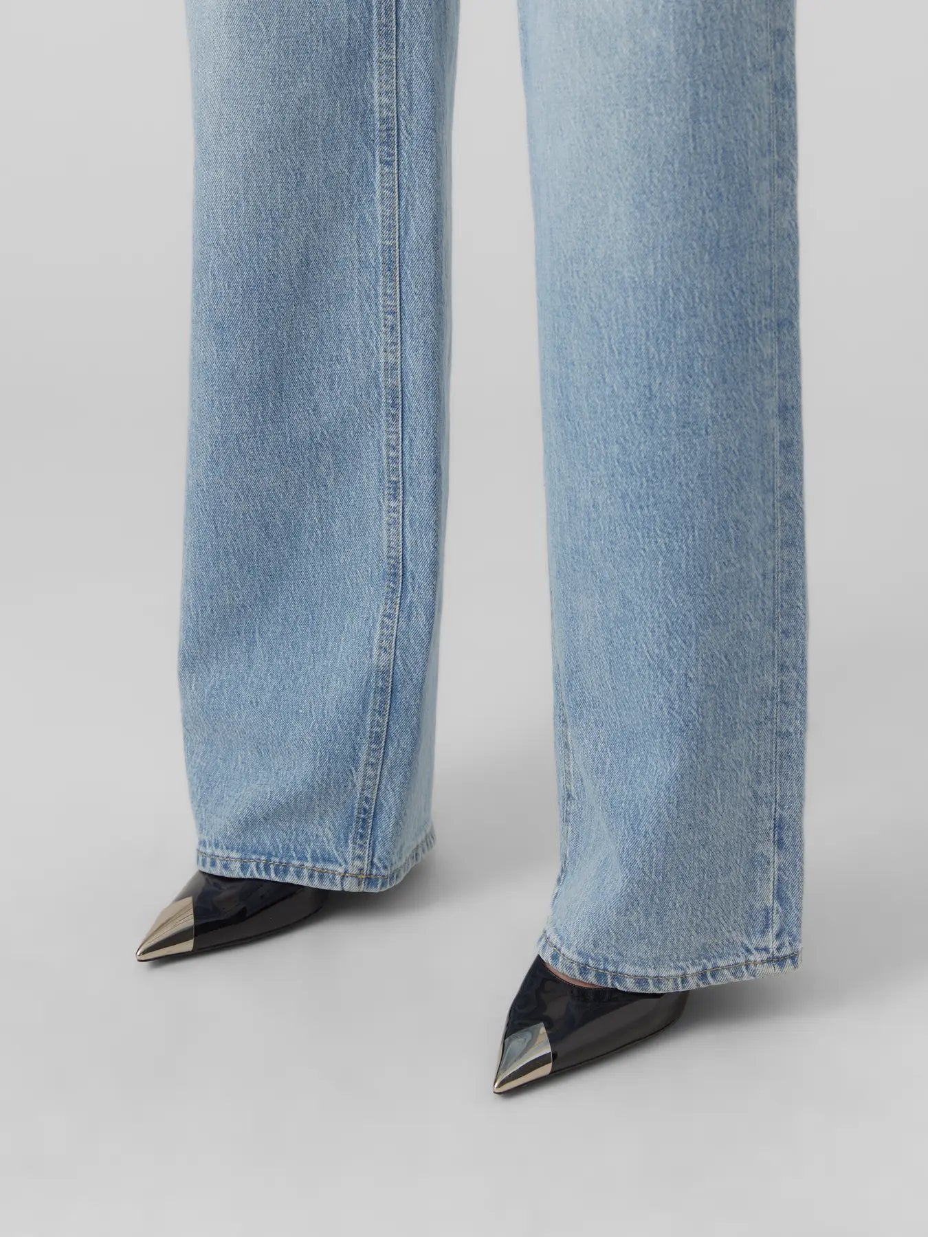 Vero Moda Jeans TESSA - Wide Leg - Light denim