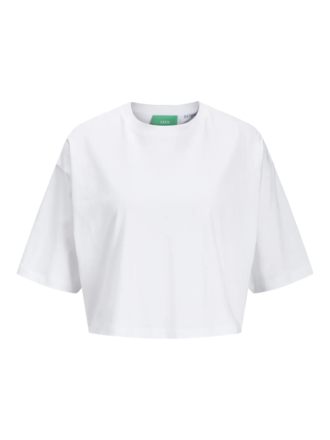 JXANDREA LOOSE SS CROPPED TEE JRS NOOS - Col. bianco