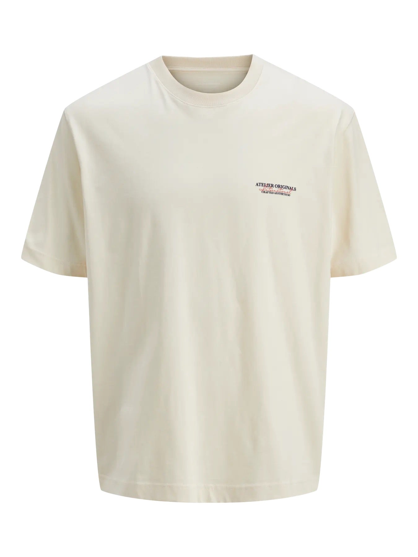 JACK & JONES T-SHIRT ATELIER ORIGINALS - Col. Crema